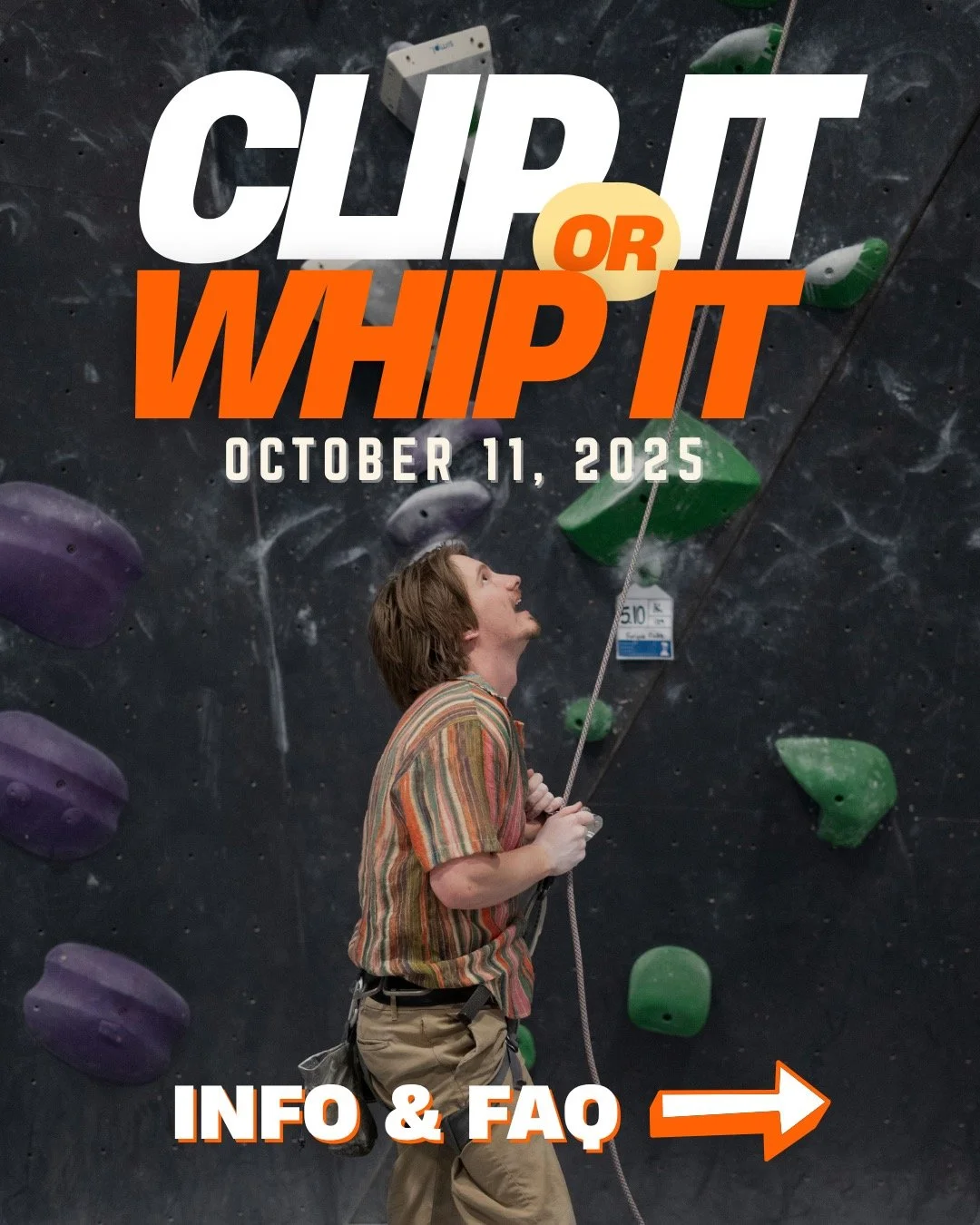 The Oktoberfest Clip It or Whip It is this SATURDAY! Big thank you to everyone that's signed up already! It's gonna be a great day, even if you're not competing 🎃 We wanted to share some important information about the day ahead of time, including t