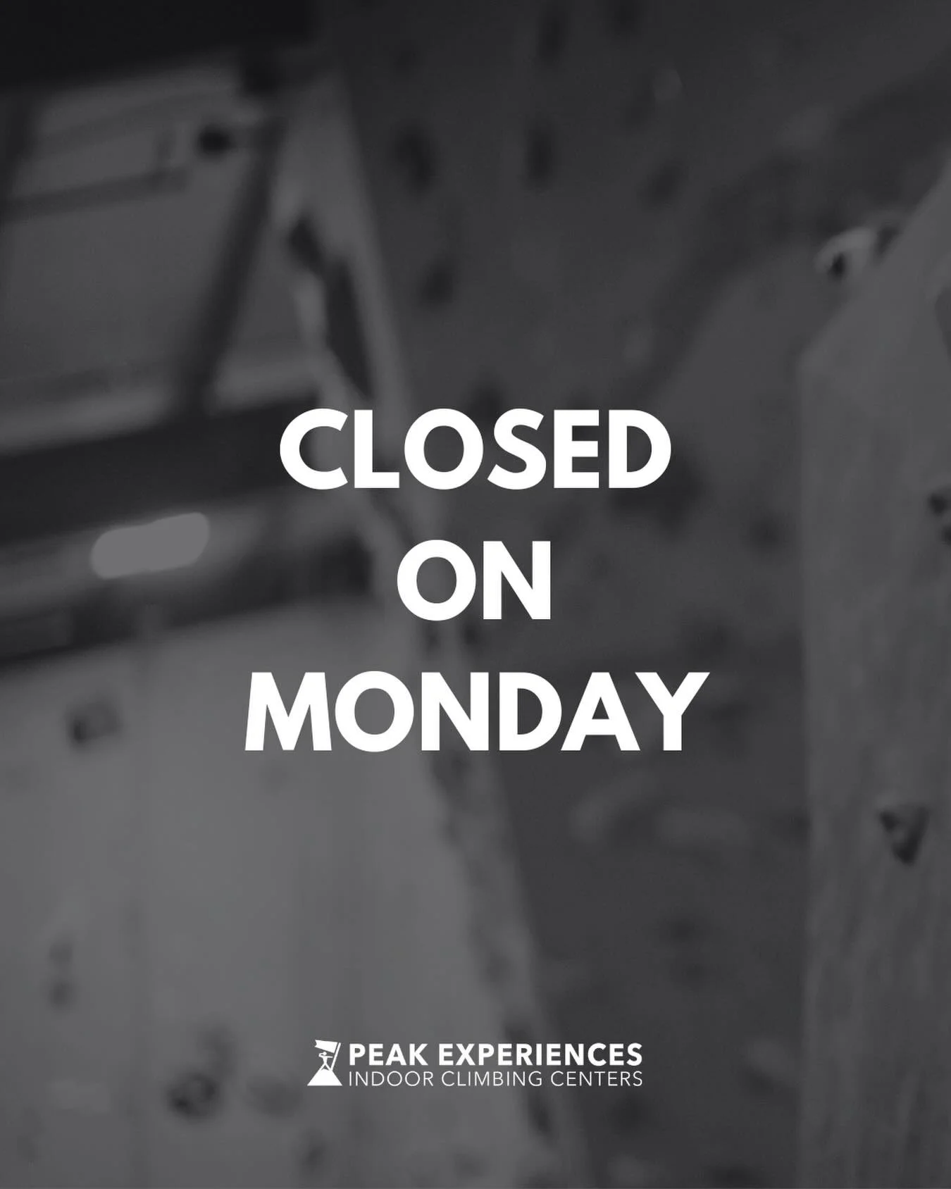🚨WEATHER UPDATE🚨 Peak Experiences will be CLOSED on Monday, January 26, due to weather. We&rsquo;ll keep monitoring the weather and update you on hours for Tuesday. Stay home and stay safe! 

#peakexperiences #rva #richmondva #midlothianva #climbin