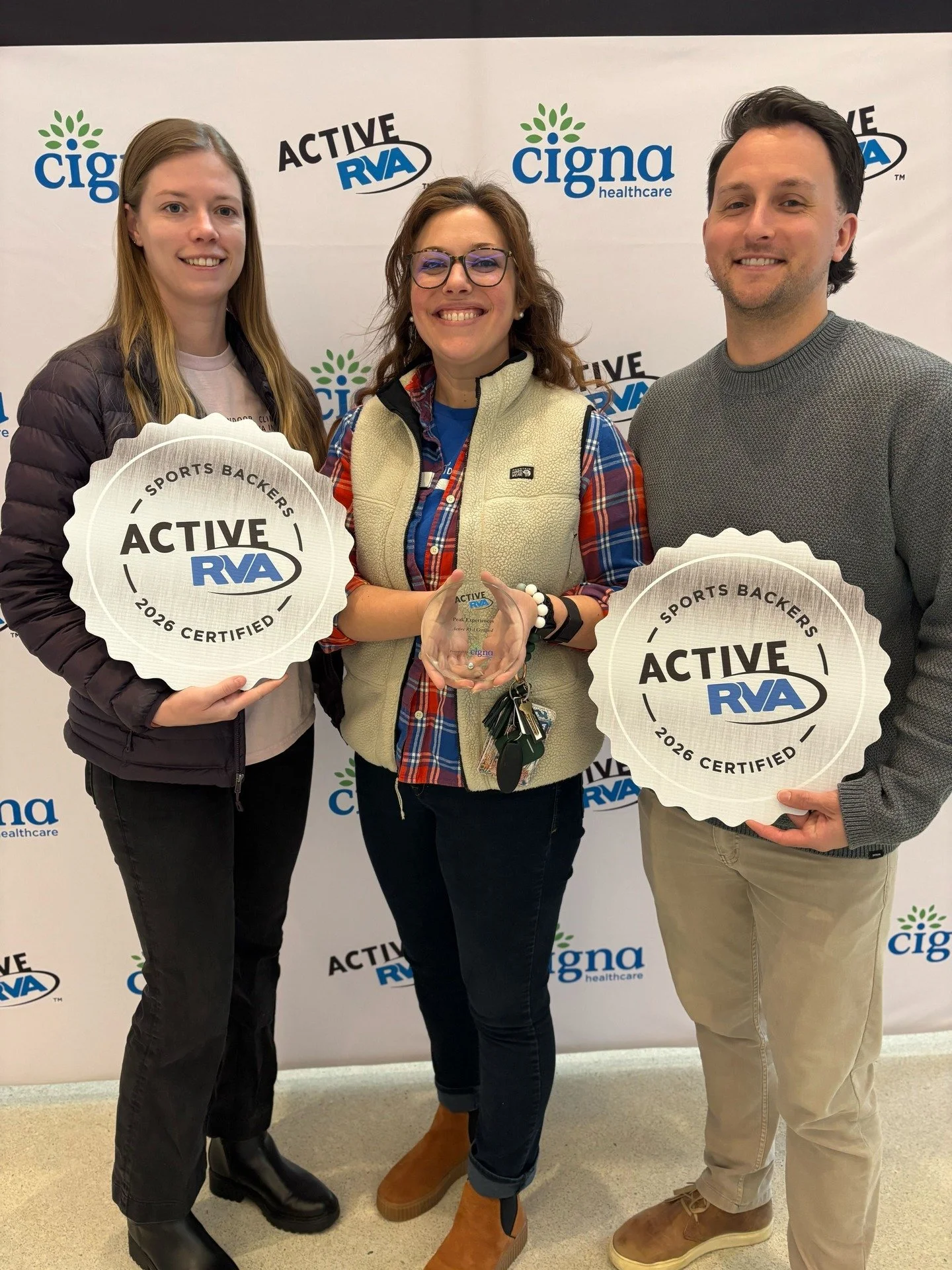 In case you missed it last week&mdash; Peak Experiences was named one of @sportsbackers 2026 Active RVA-certified workplaces! It's a huge honor to be named along with so many other awesome local workplaces 💪 Thank you Sports Backers! 

#rva #peakexp