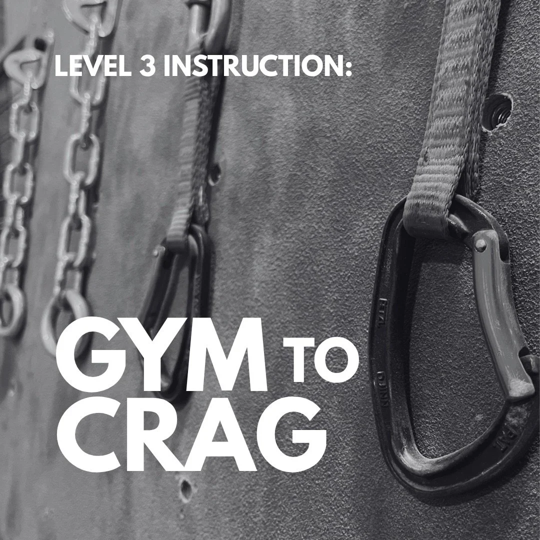 It's finally spring... and that means everyone is taking their climbing outdoors! 🌸 Want to learn the basics of outdoor climbing, anchor building, and rappelling? We've got THREE new Gym to Crag classes to show you how&mdash; Sport Climbing 101, Anc