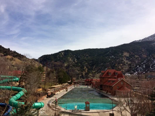 Glenwood Hot Springs Lodge: the largest hot springs pool. We didn’t have enough time to soak here unfortunately.