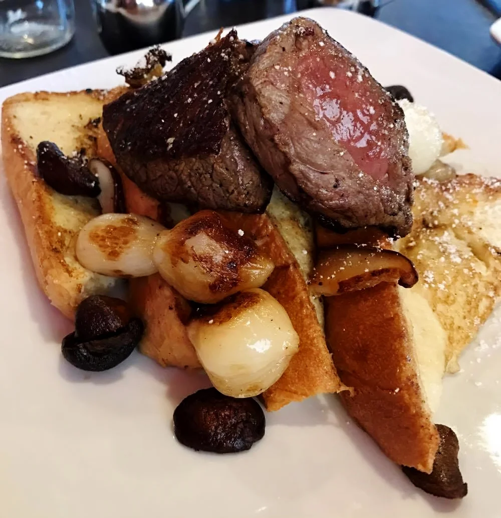 Steak & French Toast.. Move over chicken and waffles!