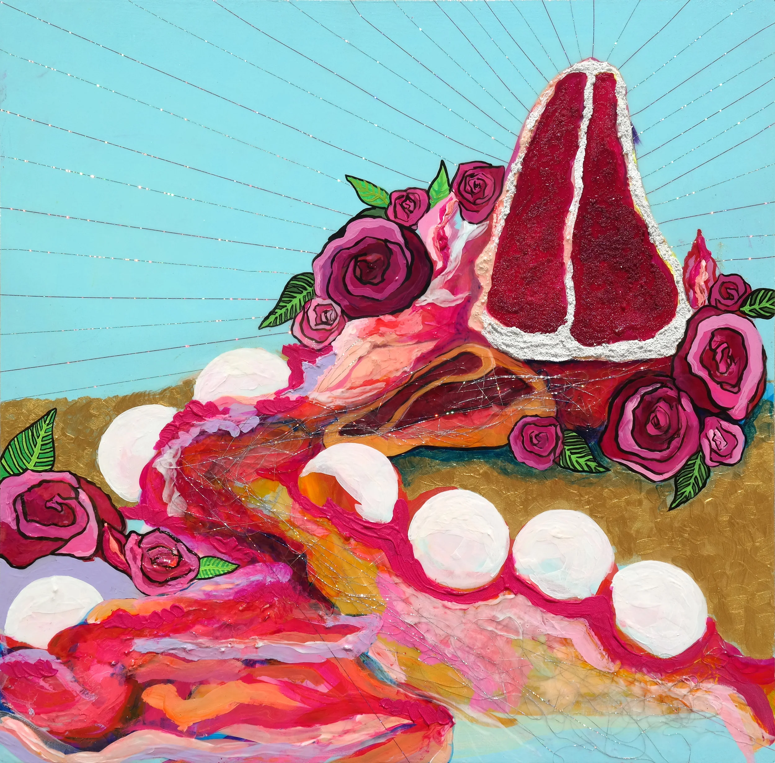 1.“G IS FOR GUSH”, 2015, ACRYLIC AND STRING ON CANVAS, 24”X24”.jpg