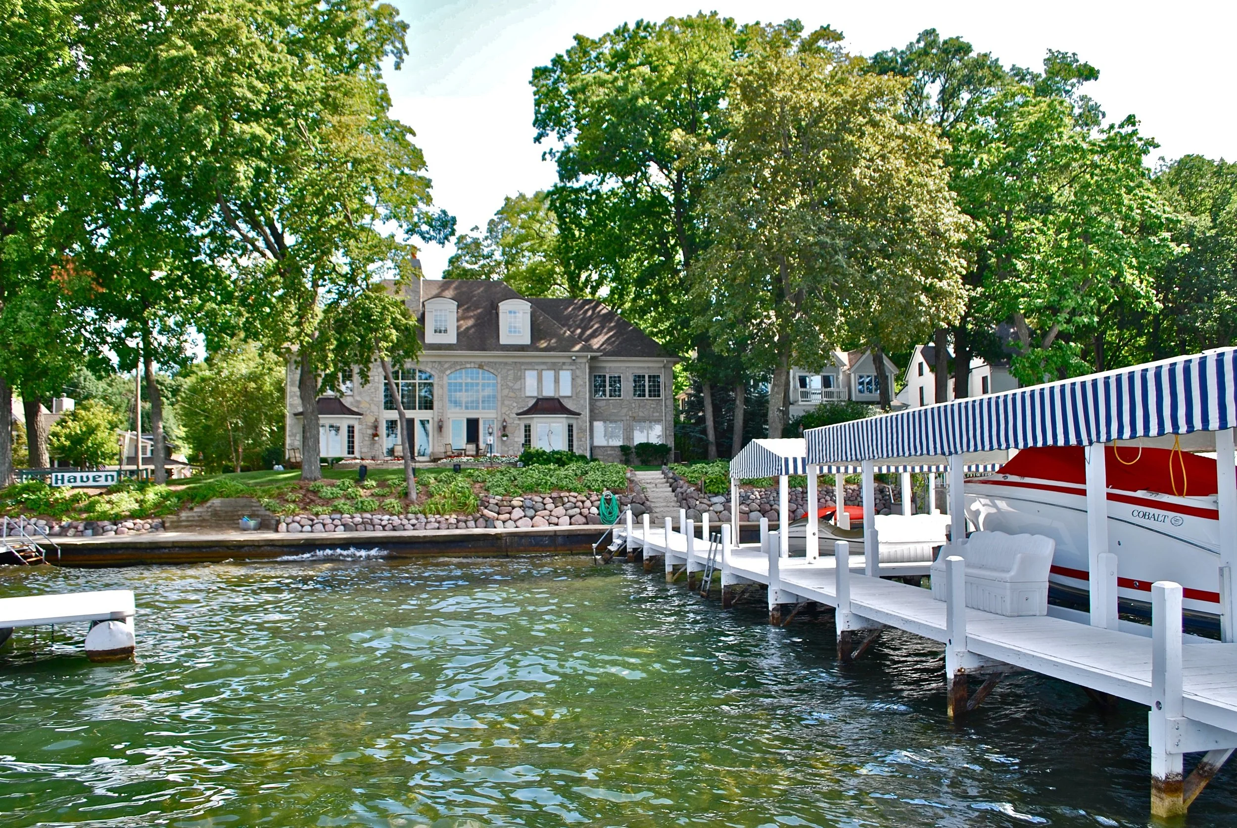 Lake Geneva Lake Front Home by Southampton.  New Custom Lake Geneva Lakefront Homes by Southampton Builders.
