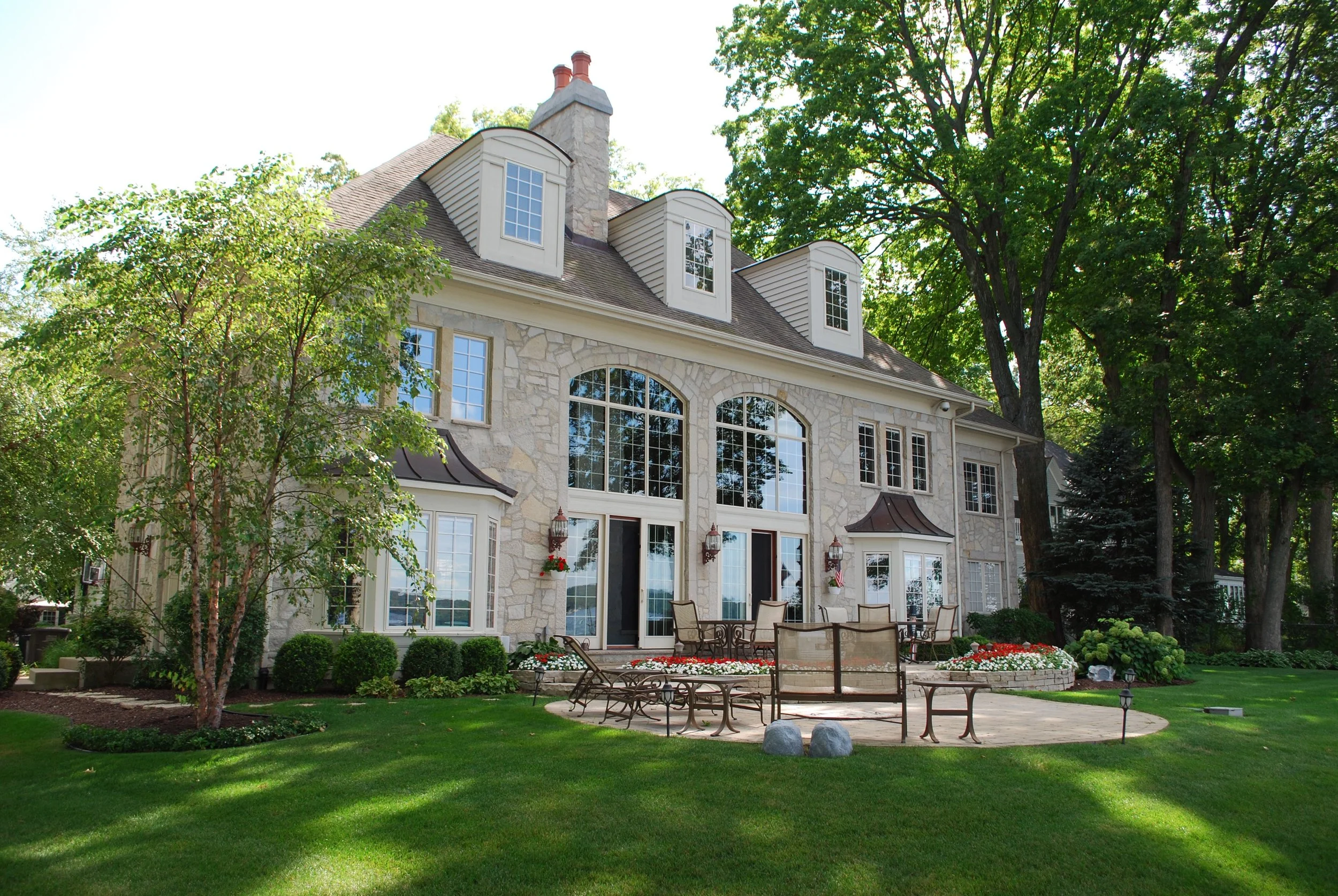 Lake Geneva Wisconsin Custom Lakefront Home by Southampton Builders LLC.