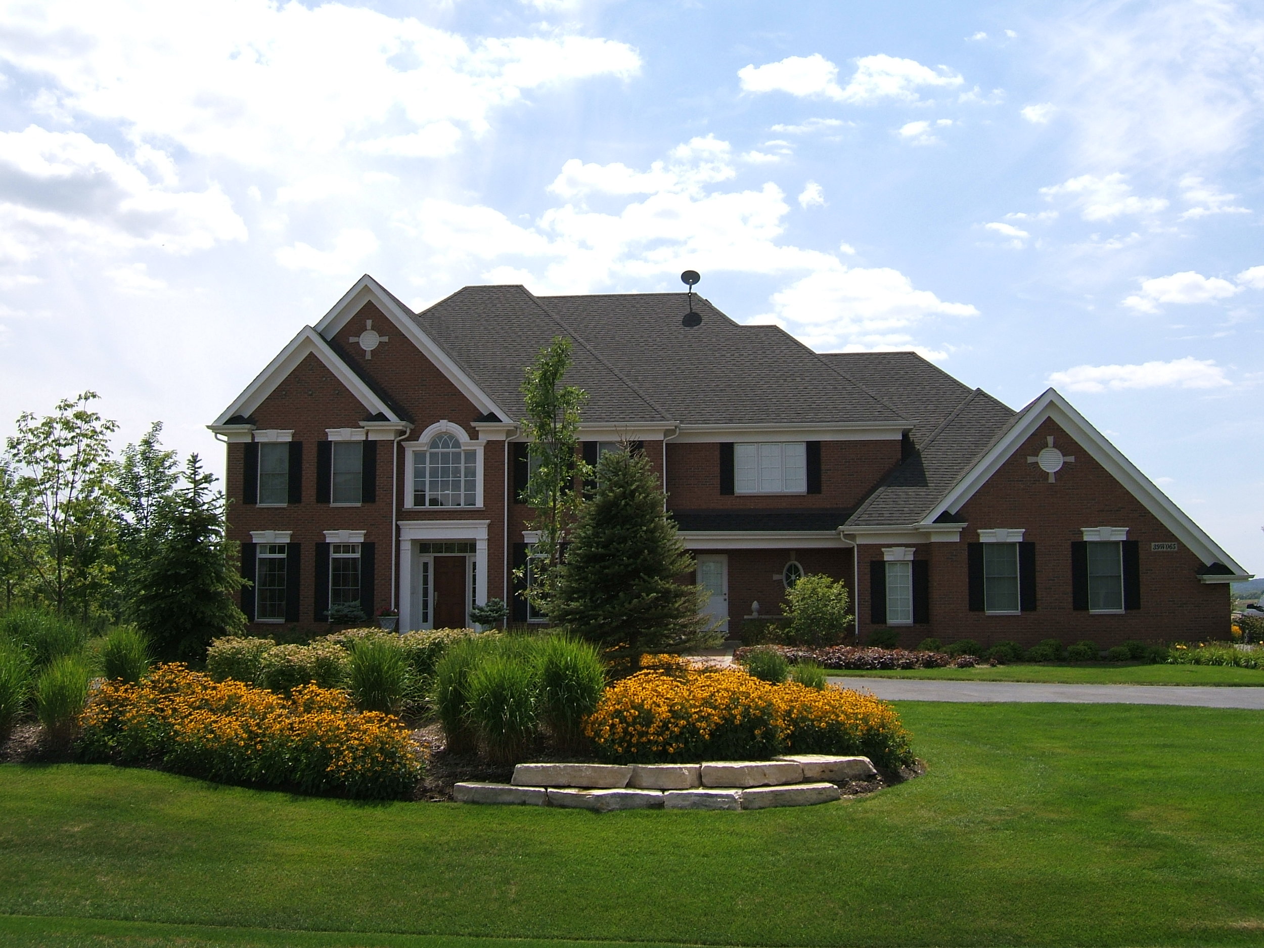 Burr Hill Custom Home by Southampton.  Custom Georgian Exterior 