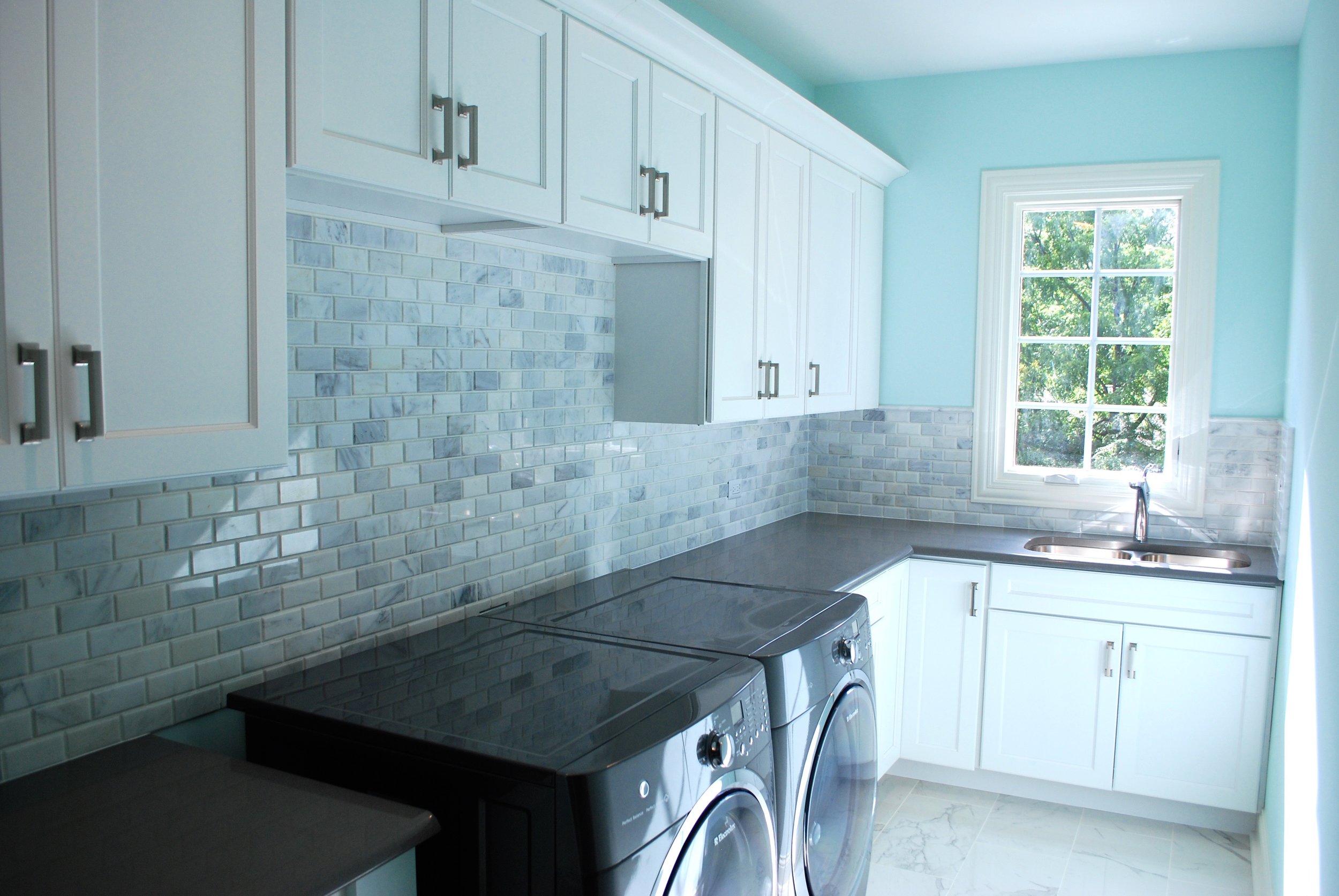 Bright Laundry Room