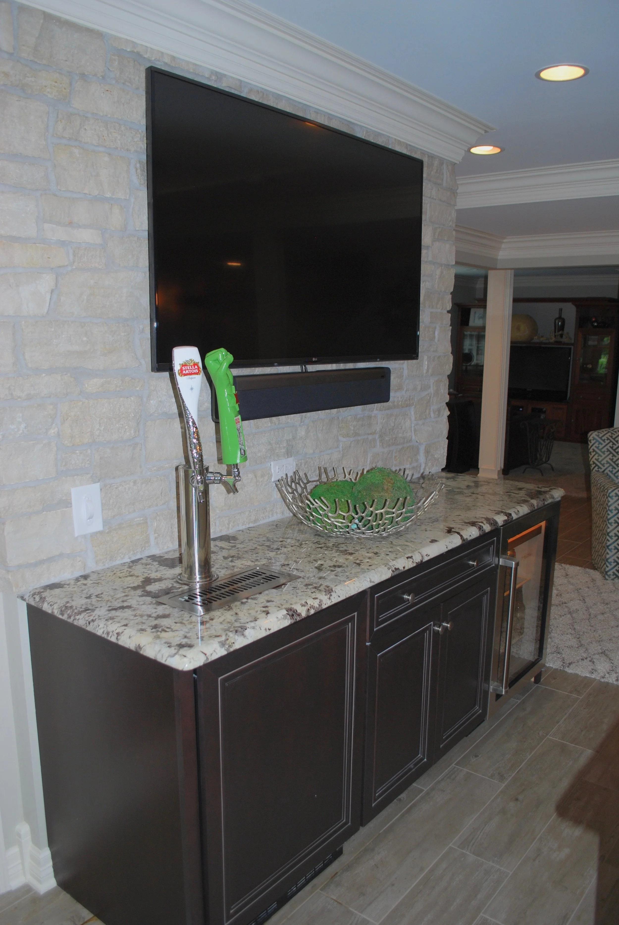 Basement Bar Tapper &amp; Kegorator in Naperville IL