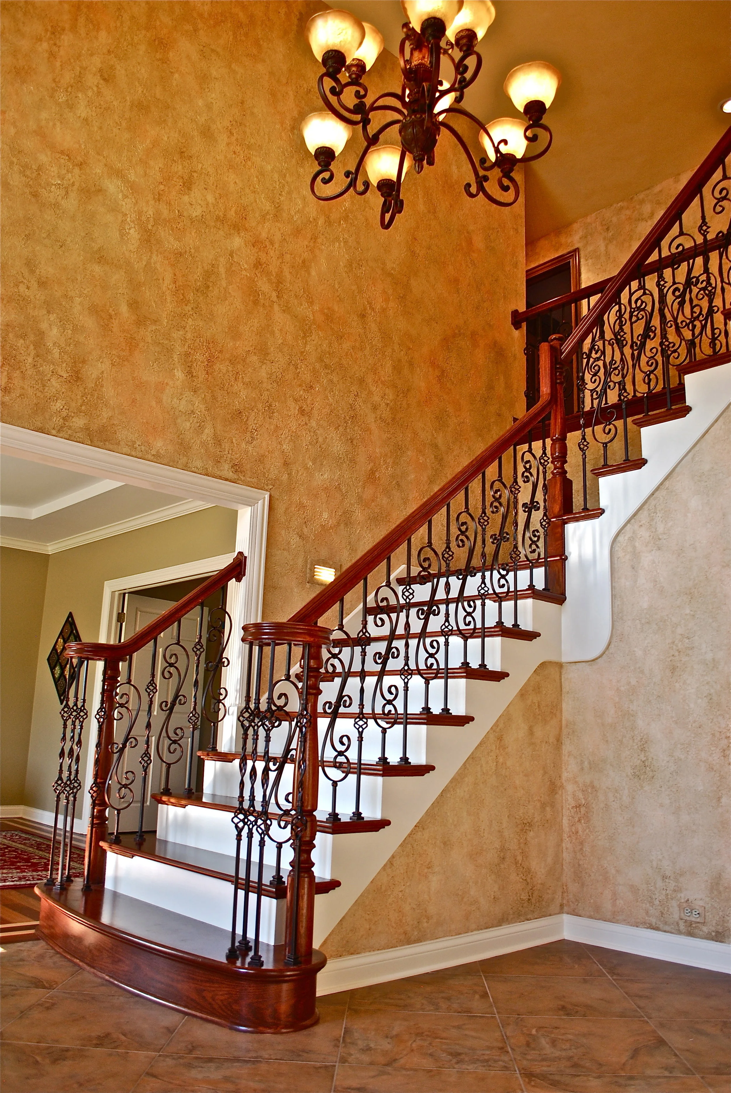 STAIR CASE REMODEL IN GENEVA IL. 60134 - SOUTHAMPTON BUILDERS