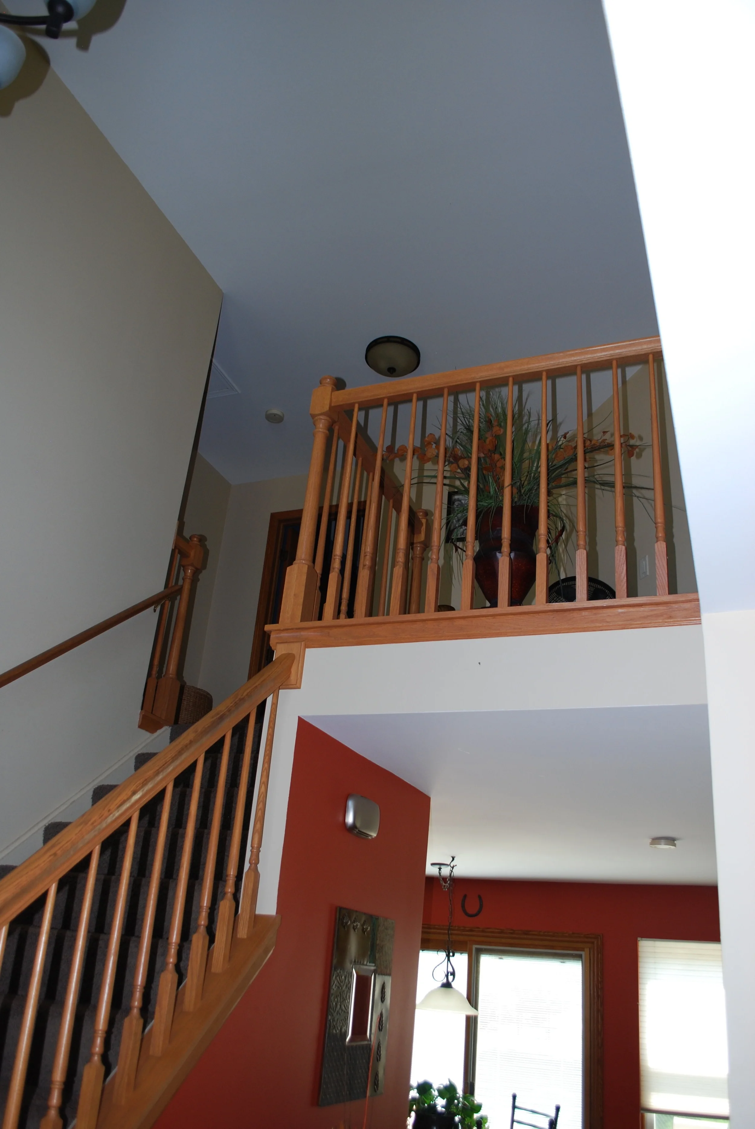BEFORE PHOTO GENEVA STAIR CASE REMODEL