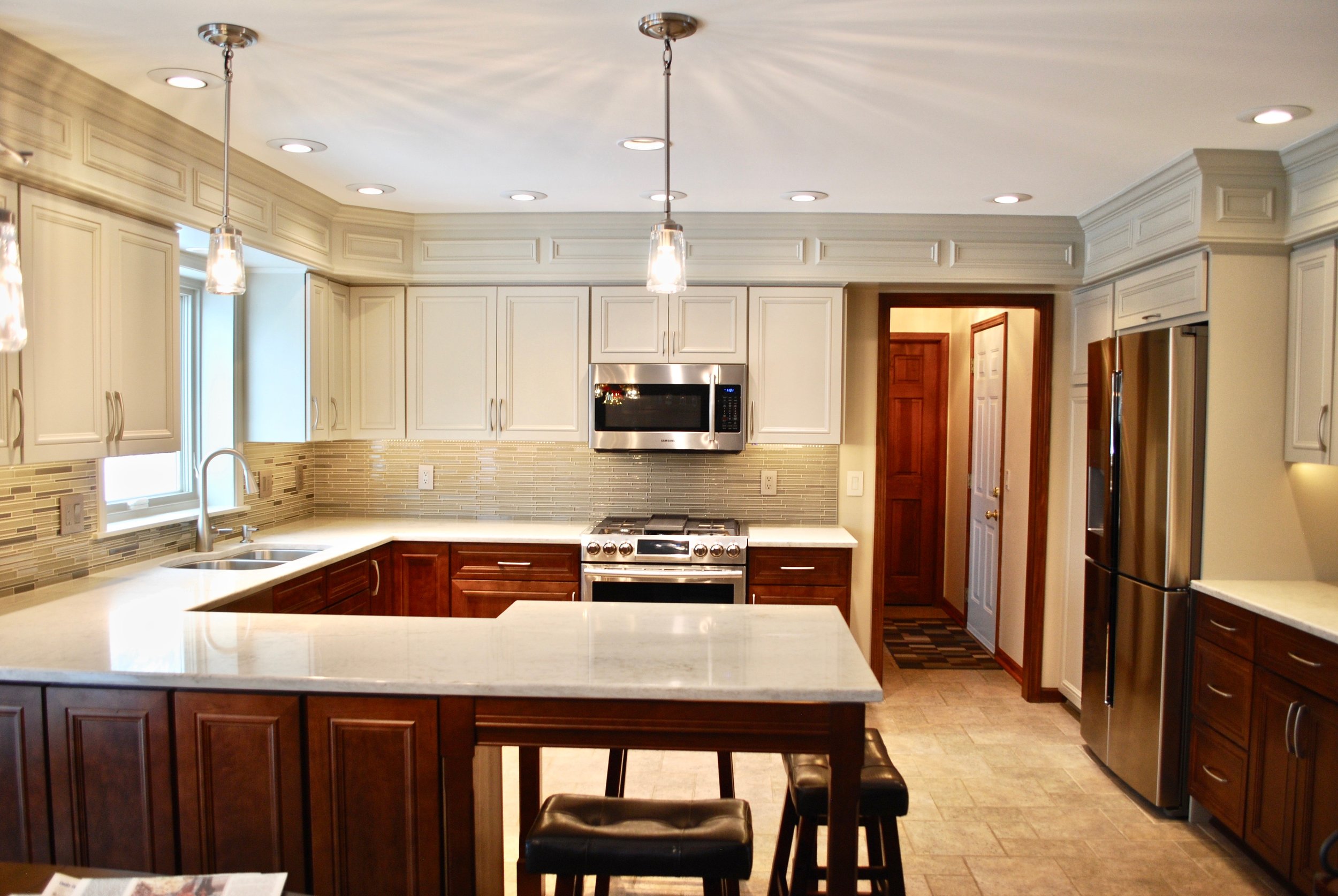 Adding Open Seating to Kitchen Cabinetry