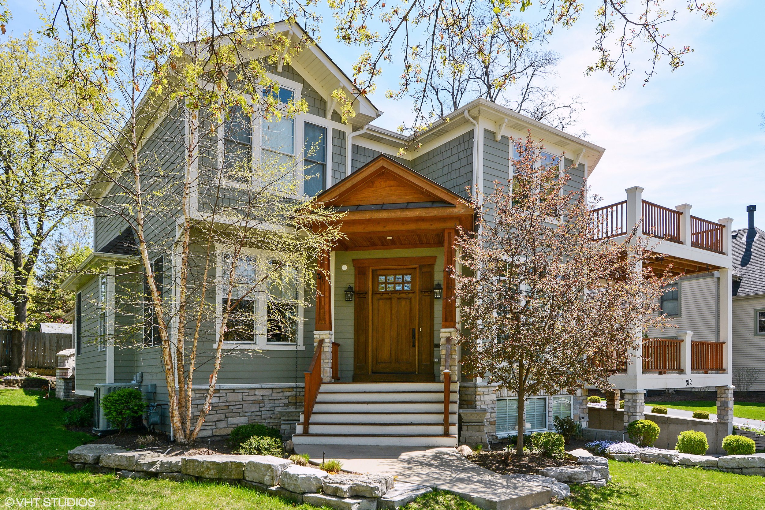 Craftsman Custom in Town Tear Down &amp; Rebuild in St. Charles IL by Southampton