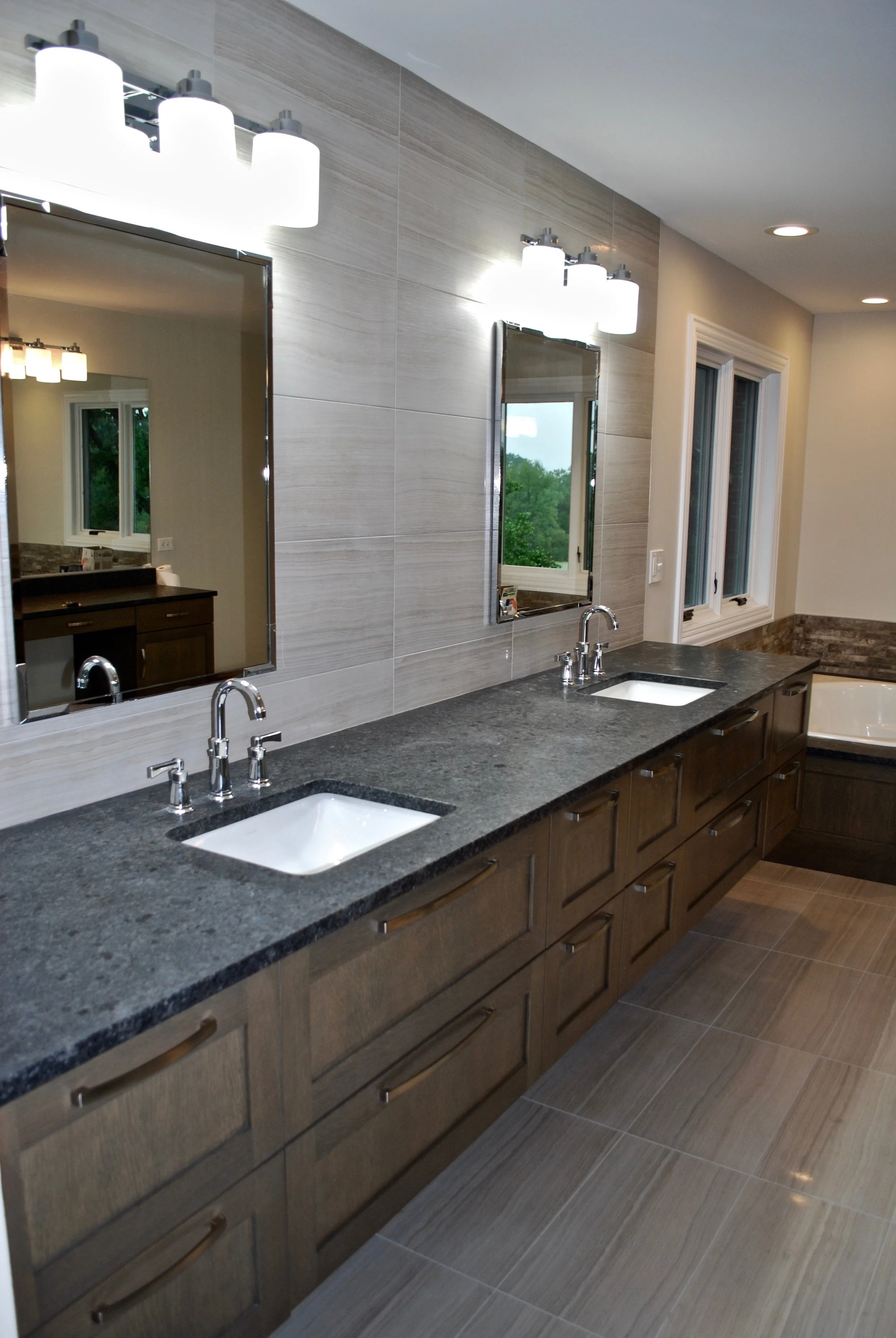 FLOATING VANITY IN GENEVA IL BATH REMODEL