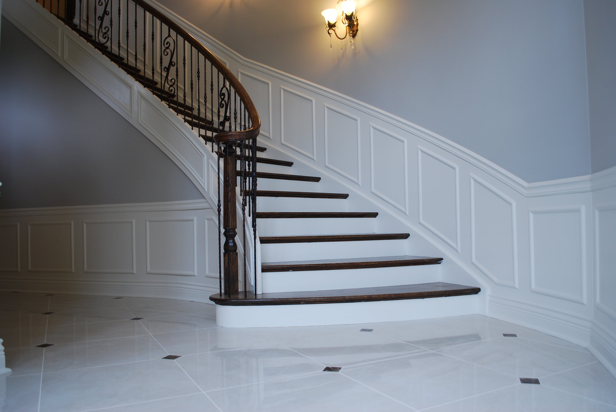 Wainscoting Up Stairs 