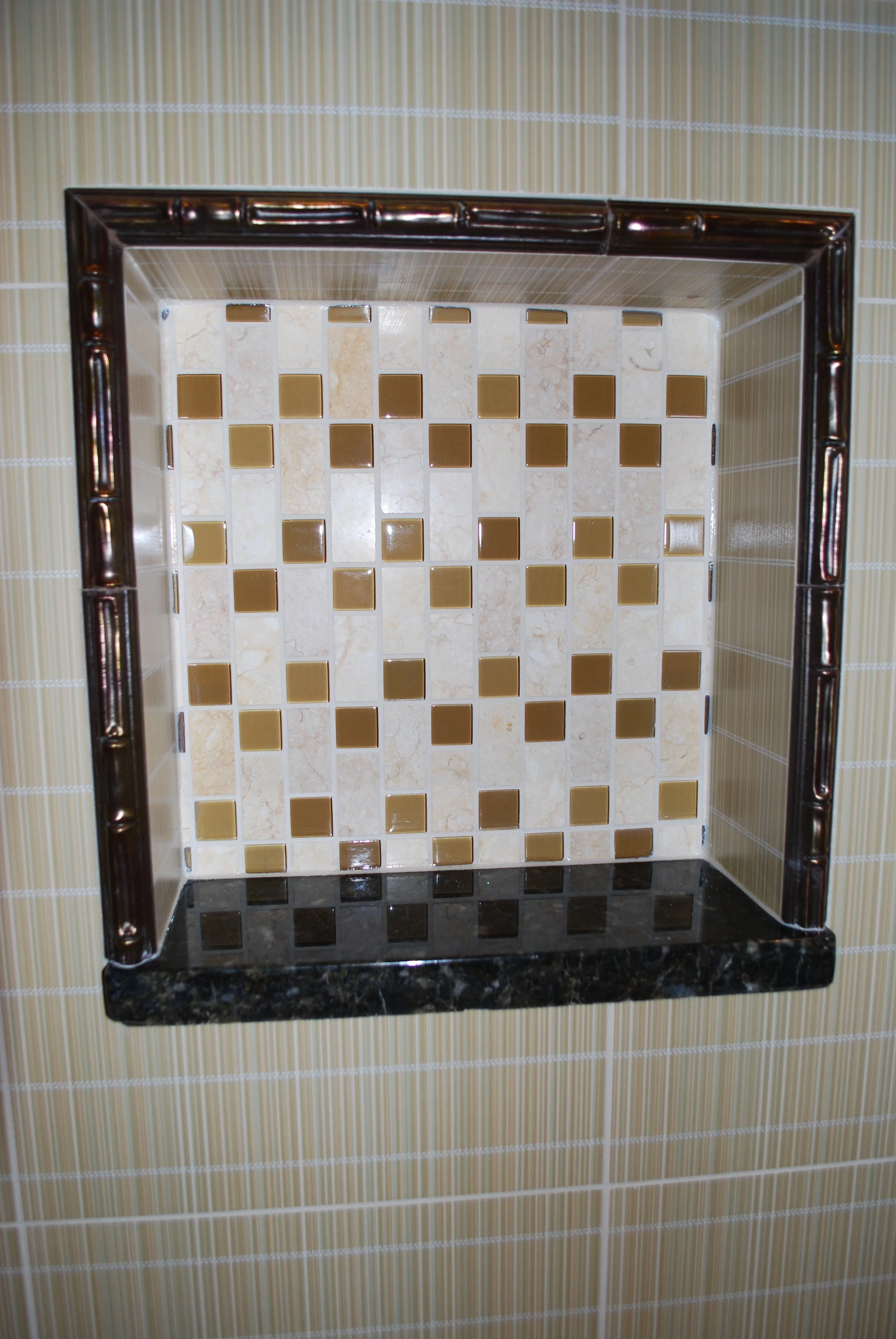 Bamboo Shower Niche