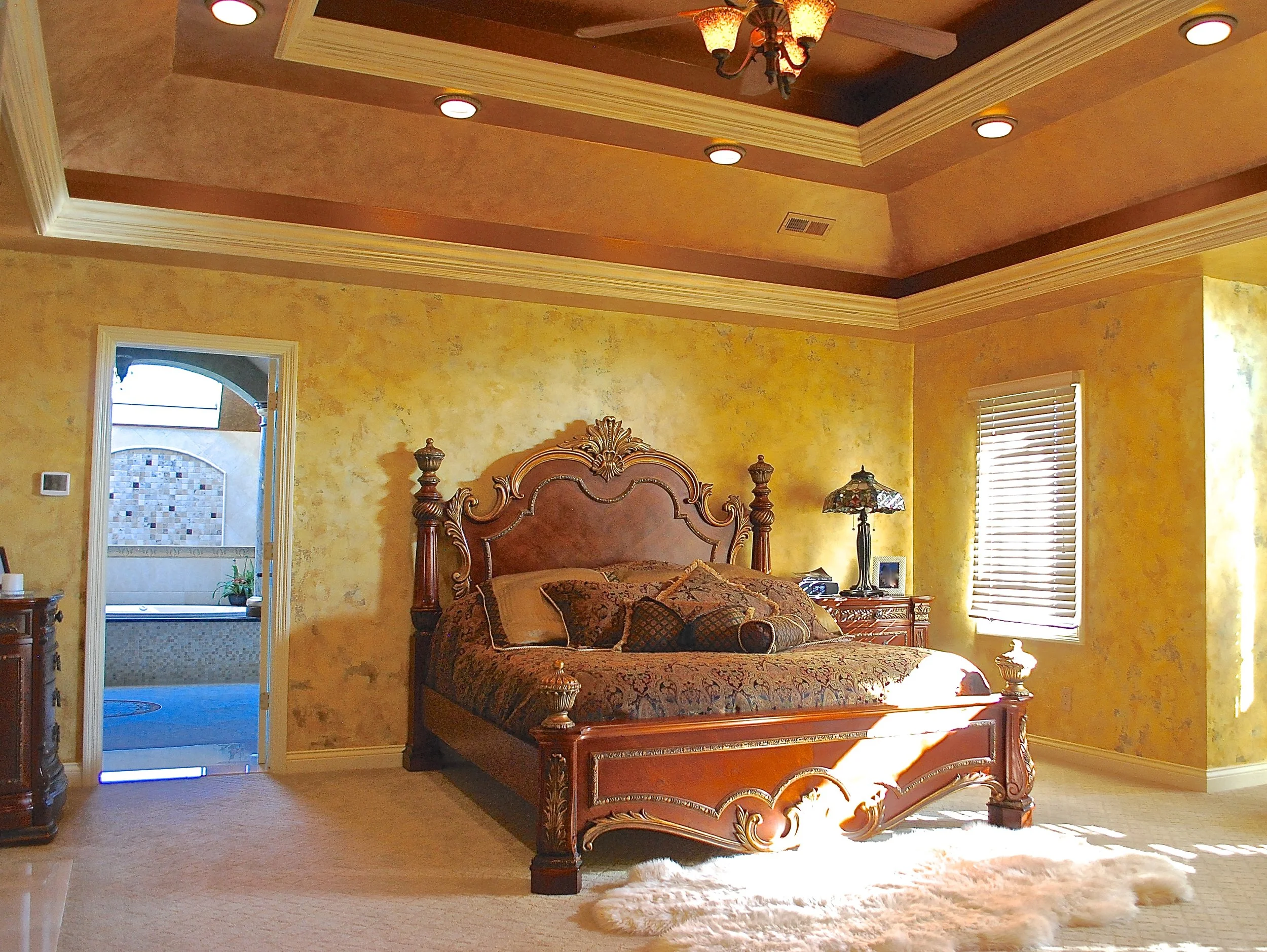 CUSTOM REMODEL IN THIS INVERNESS MASTER EBDROOM CEILING RENOVATIONS. TRAY CEILING ADDED TO MASTER BEDROOM CEILING. HOW TO ADD A TRAY CEILING.