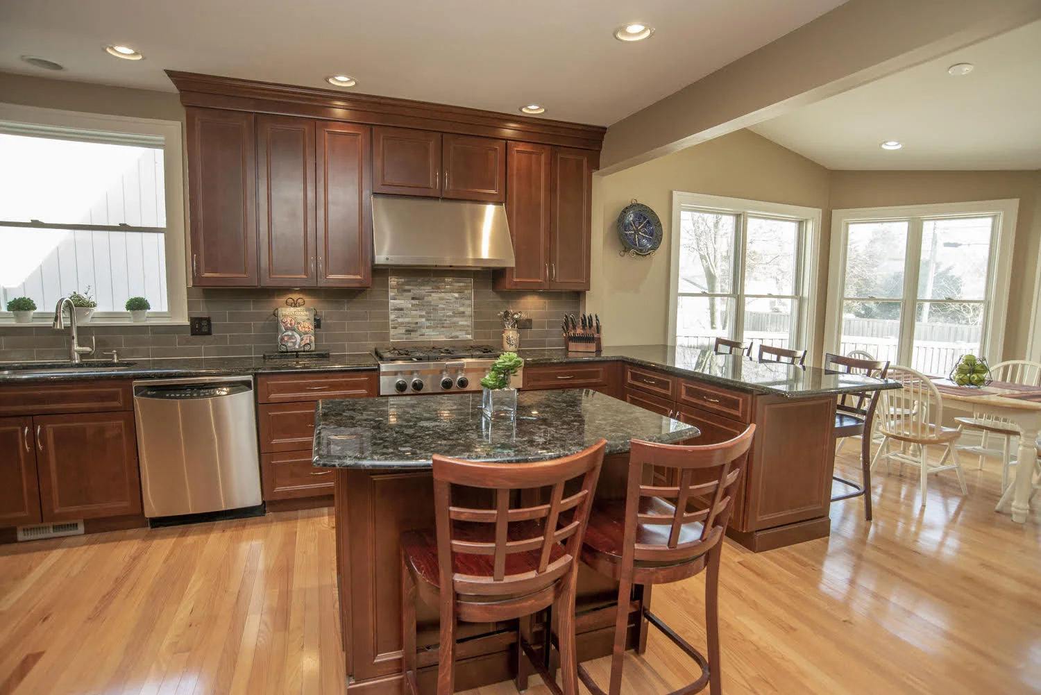 BREAKFAST ROOM HOME ADDITION &amp; KITCHEN REMODELING IN THIS GENEVA IL. HISTORICAL HOME.