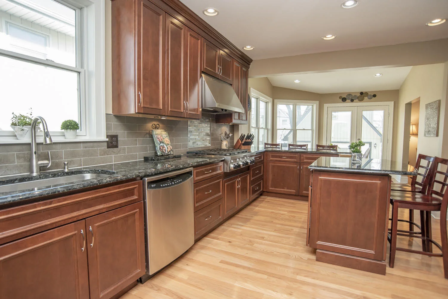 OLDER HOME FAMILY ROOM ADDITION & KITCHEN REMODEL
