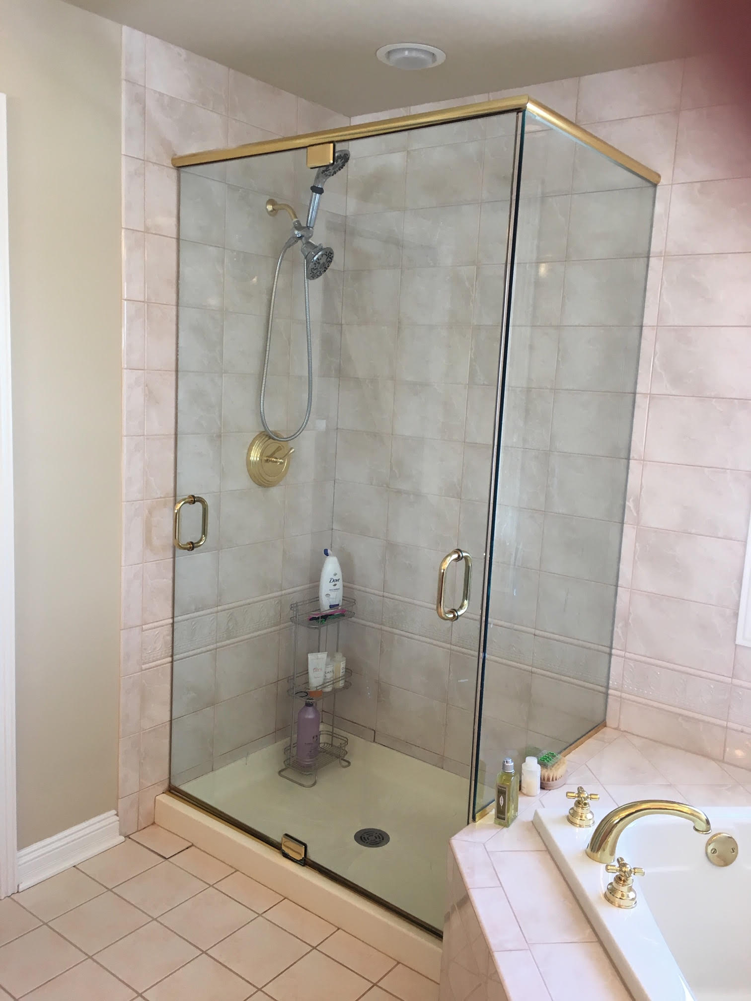 Outdated Shower in St. Charles IL. Bathroom Remodel- BEFORE.jpg