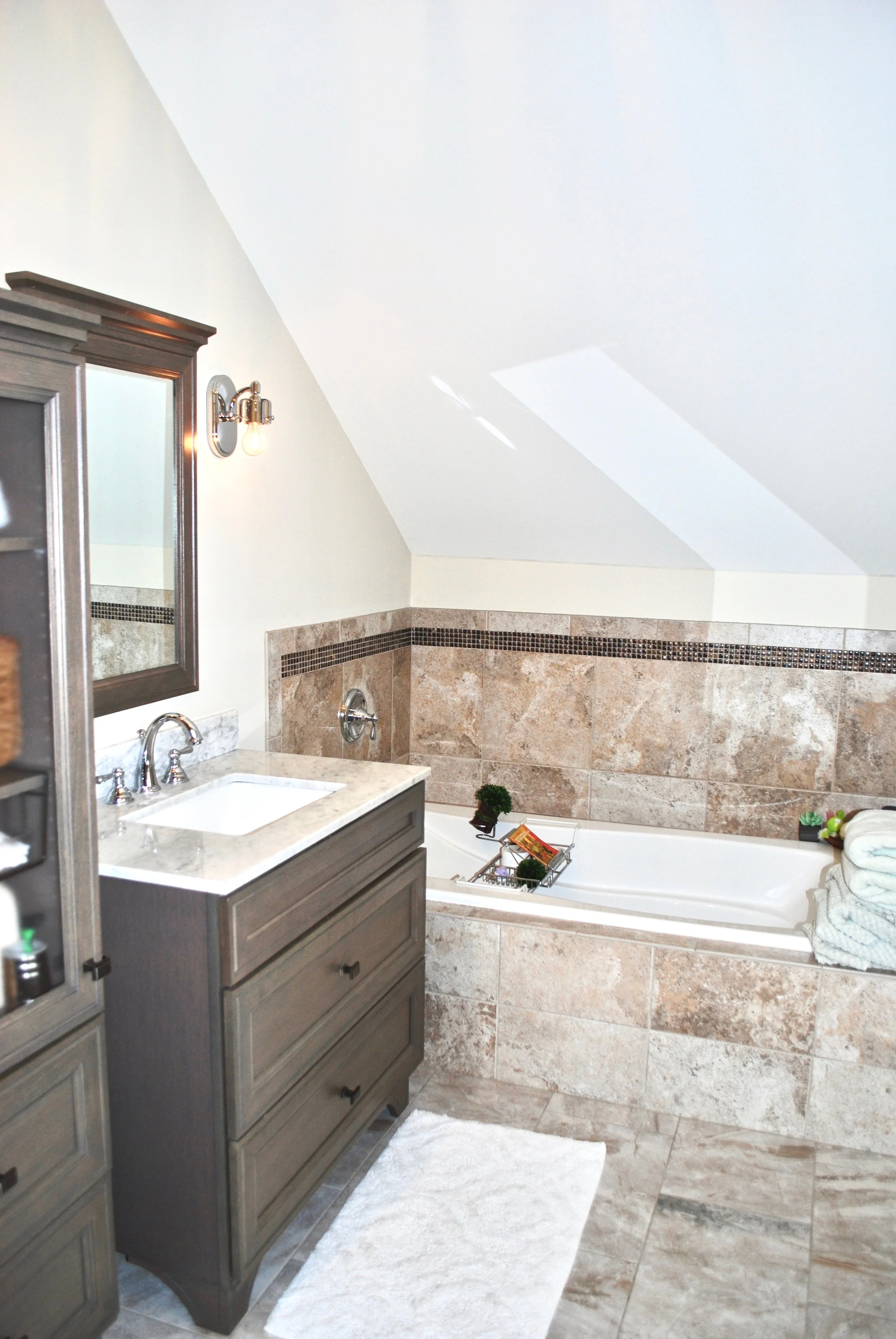 Attic Bathroom Addition in Illinois 