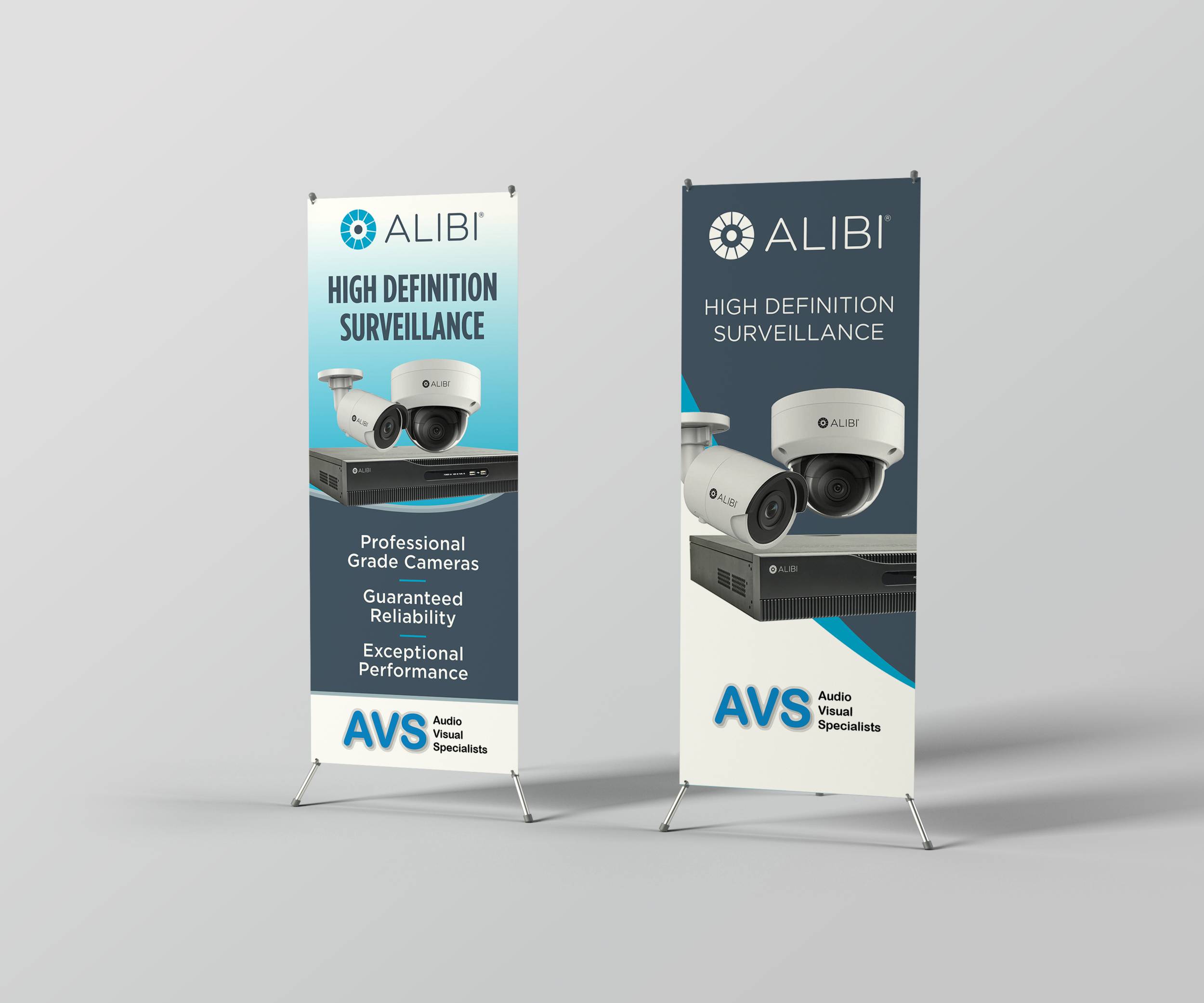 Alibi v2 Roll Up Banners