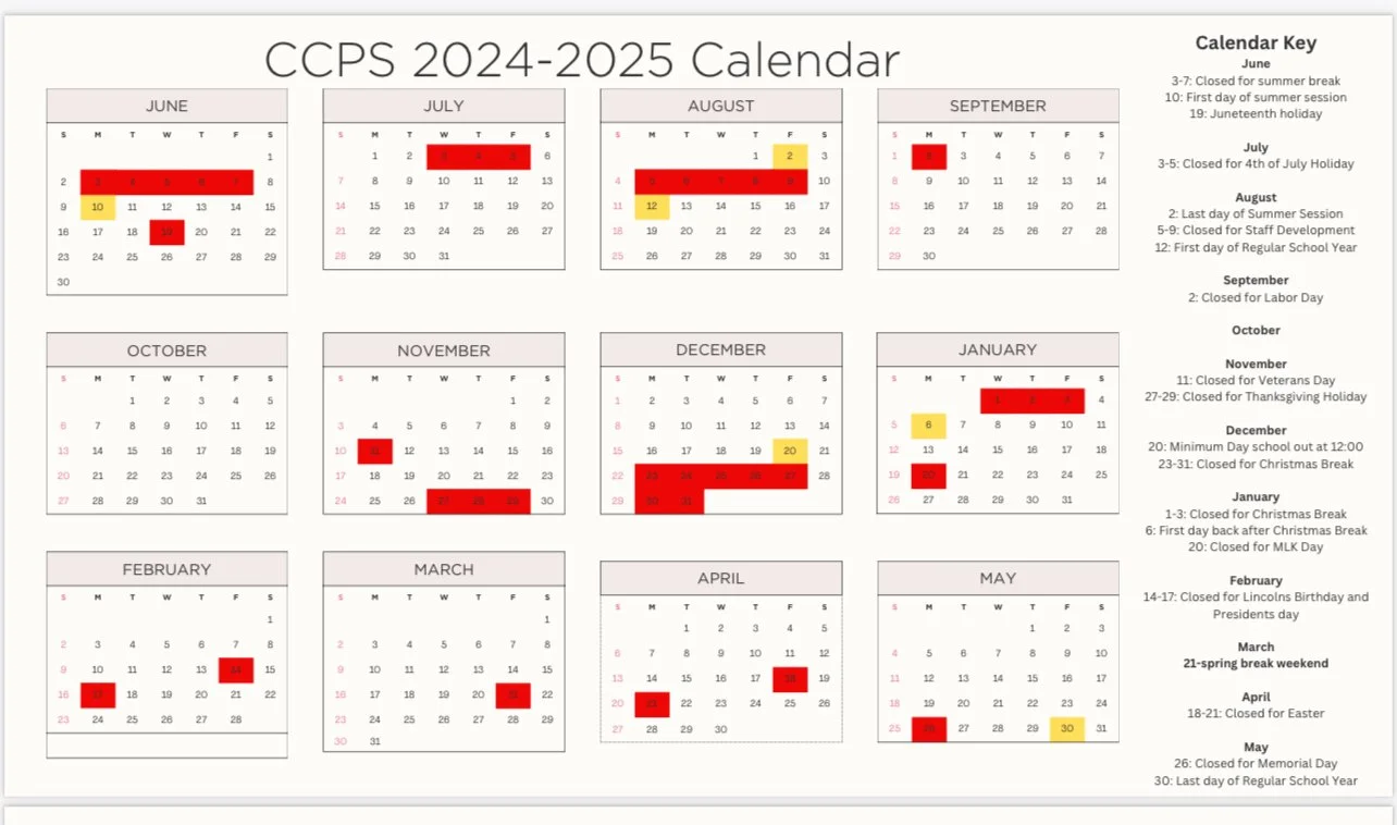 Calendar and Events — Chico Christian Preschool