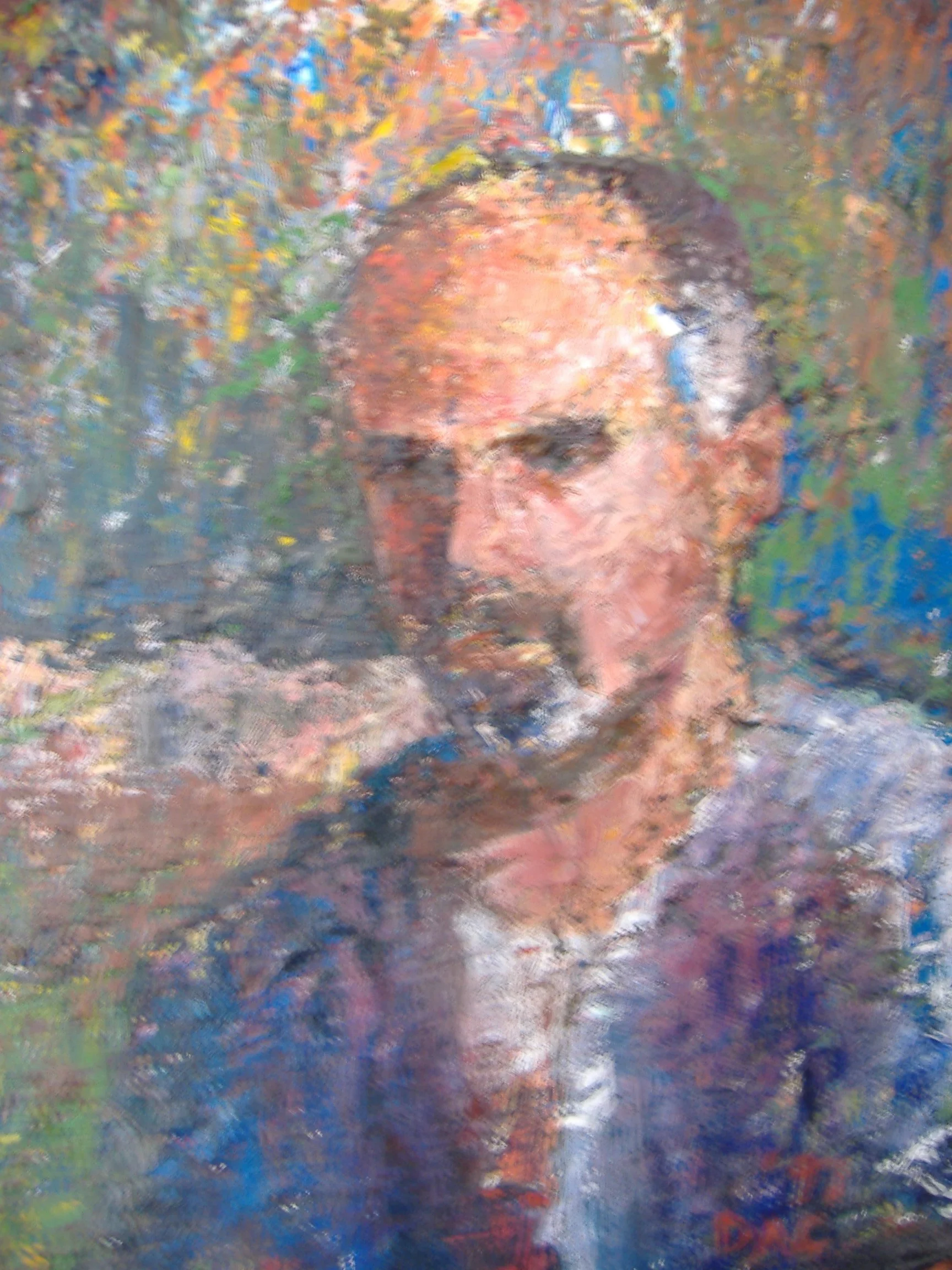 Self Portrait - Residue Painting