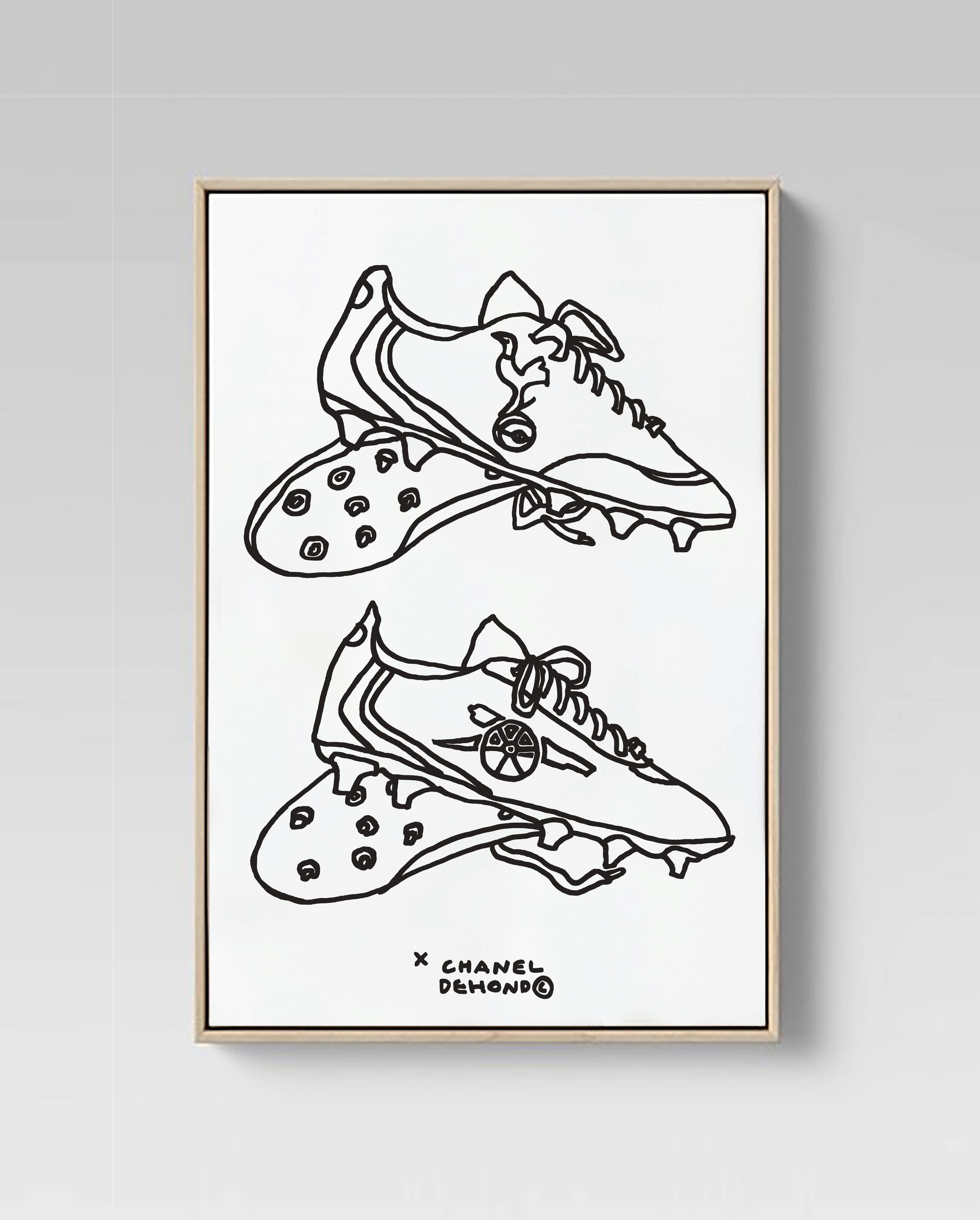 Framed Canvas Spurs-Arsenal by Chanel Dehond.jpg