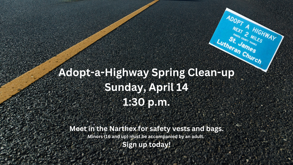 Volunteer Opportunities — St. James Lutheran Church Burnsville, MN