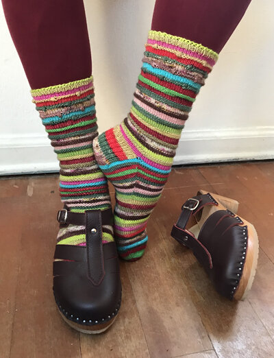 Walking into Winter Socks