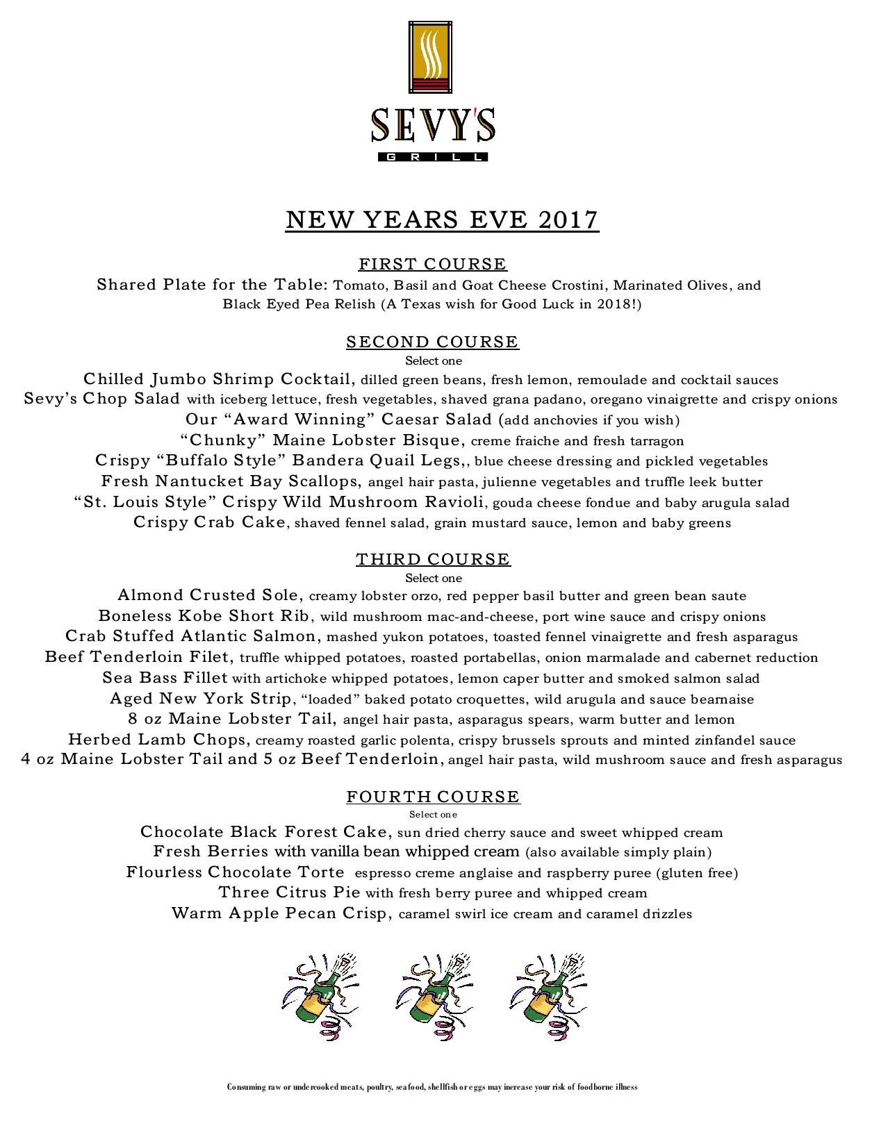 Available all evening!