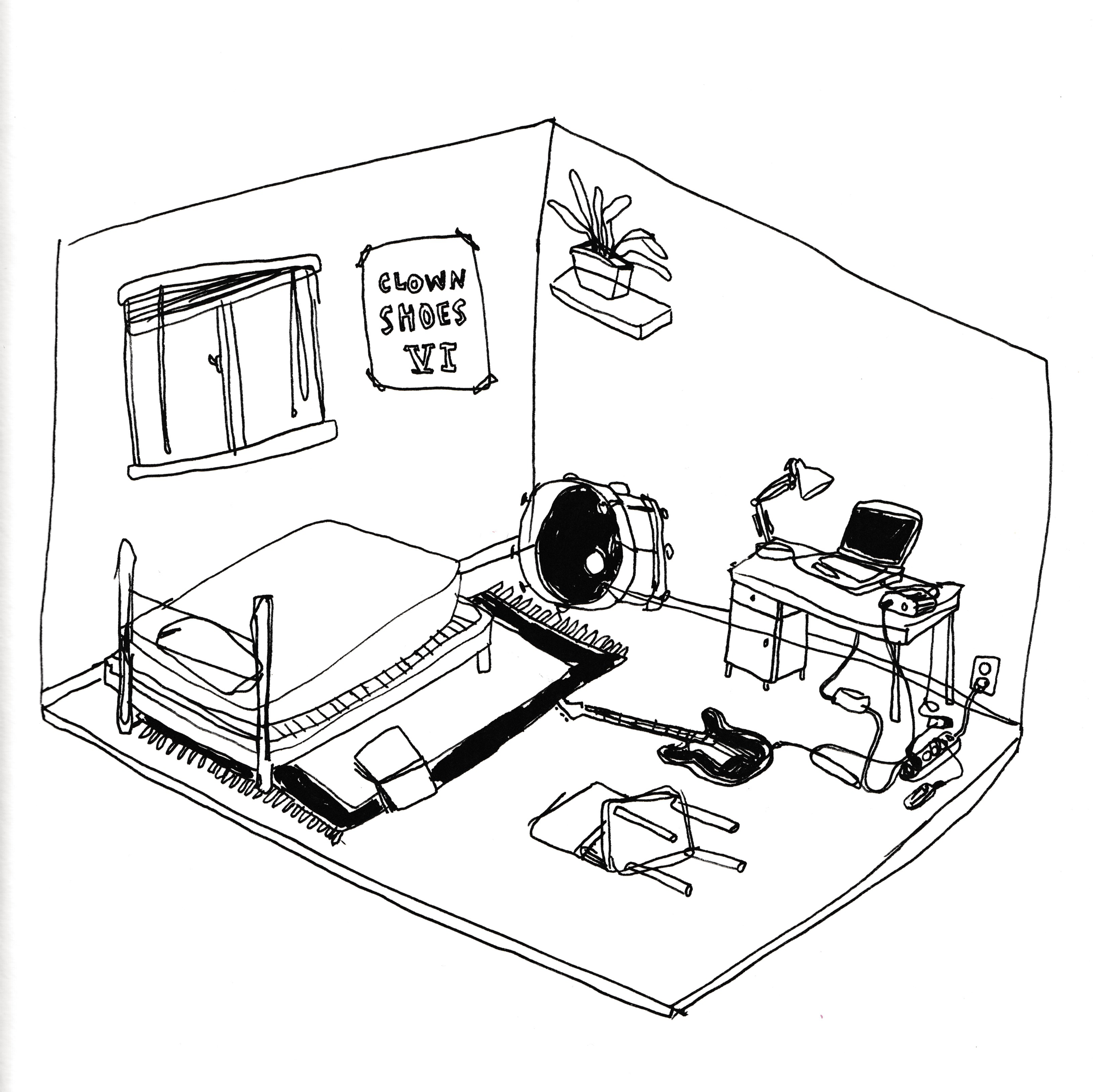 drawn for “this is my clean tone” zine vol. 2