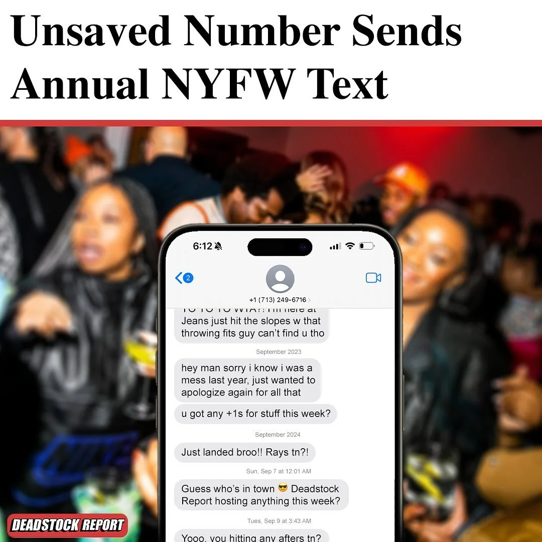 RELEASE THE LIST: To every &ldquo;hey stranger&rdquo; reading, this is for you. Before you text your &ldquo;friend&rdquo; from college, remember that this is the hardest workweek of their year. @nyfw truly puts the duality of New Yorker on display, w