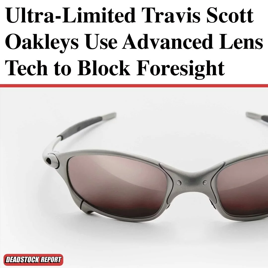 In a move @fujiwarahiroshi would&rsquo;ve proud of, Travis Scott has taken it upon himself to release 25 pairs of basically just a retired Oakley model. If you don&rsquo;t know how hyper-limited releases like this go by now, give people will actually