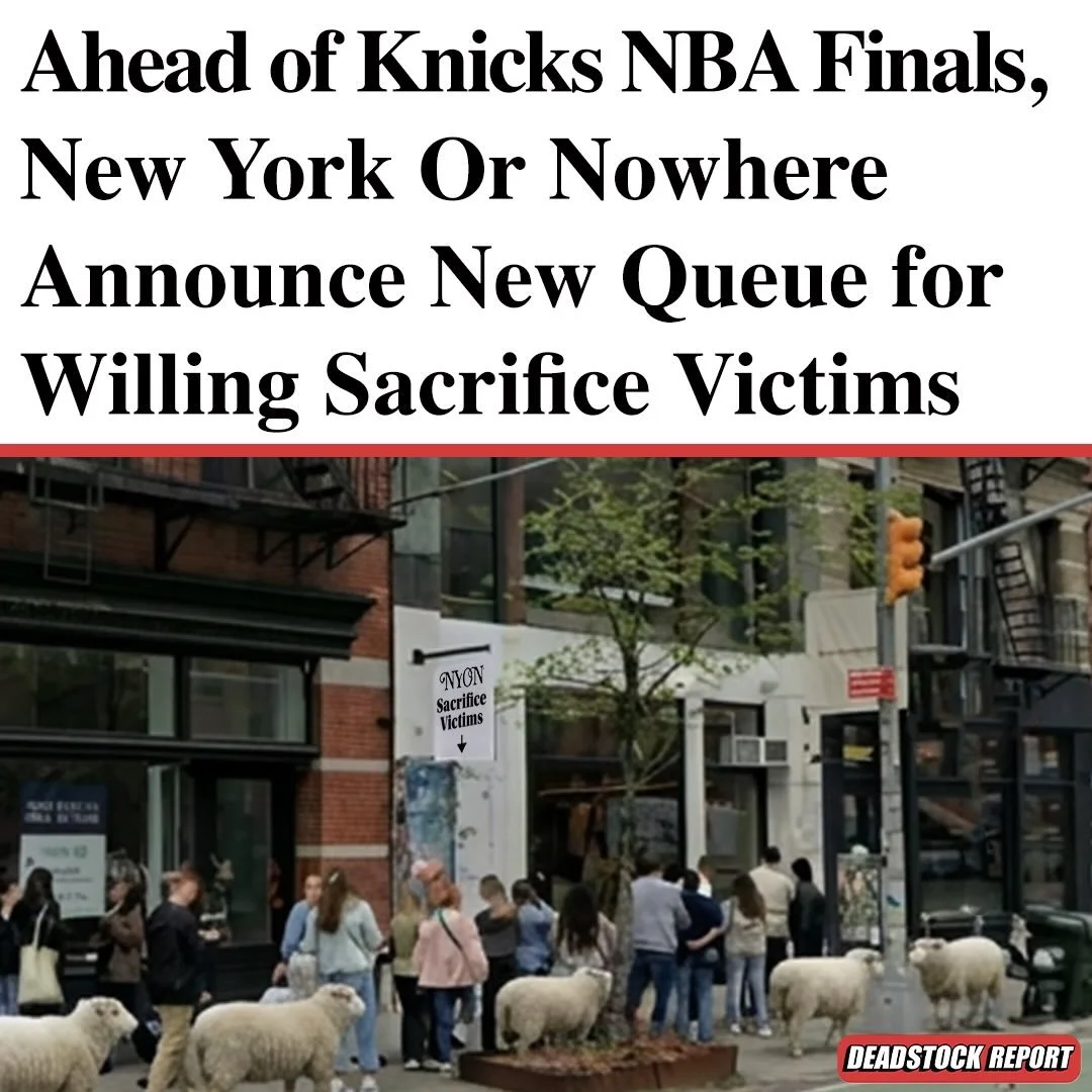 Pouring gasoline on the fire that is their perplexing success, @newyorkornowhere have announced the addition of a second queue just in time for the Knicks historic championship run. As if the announcement of an additional queue to look like a moron i
