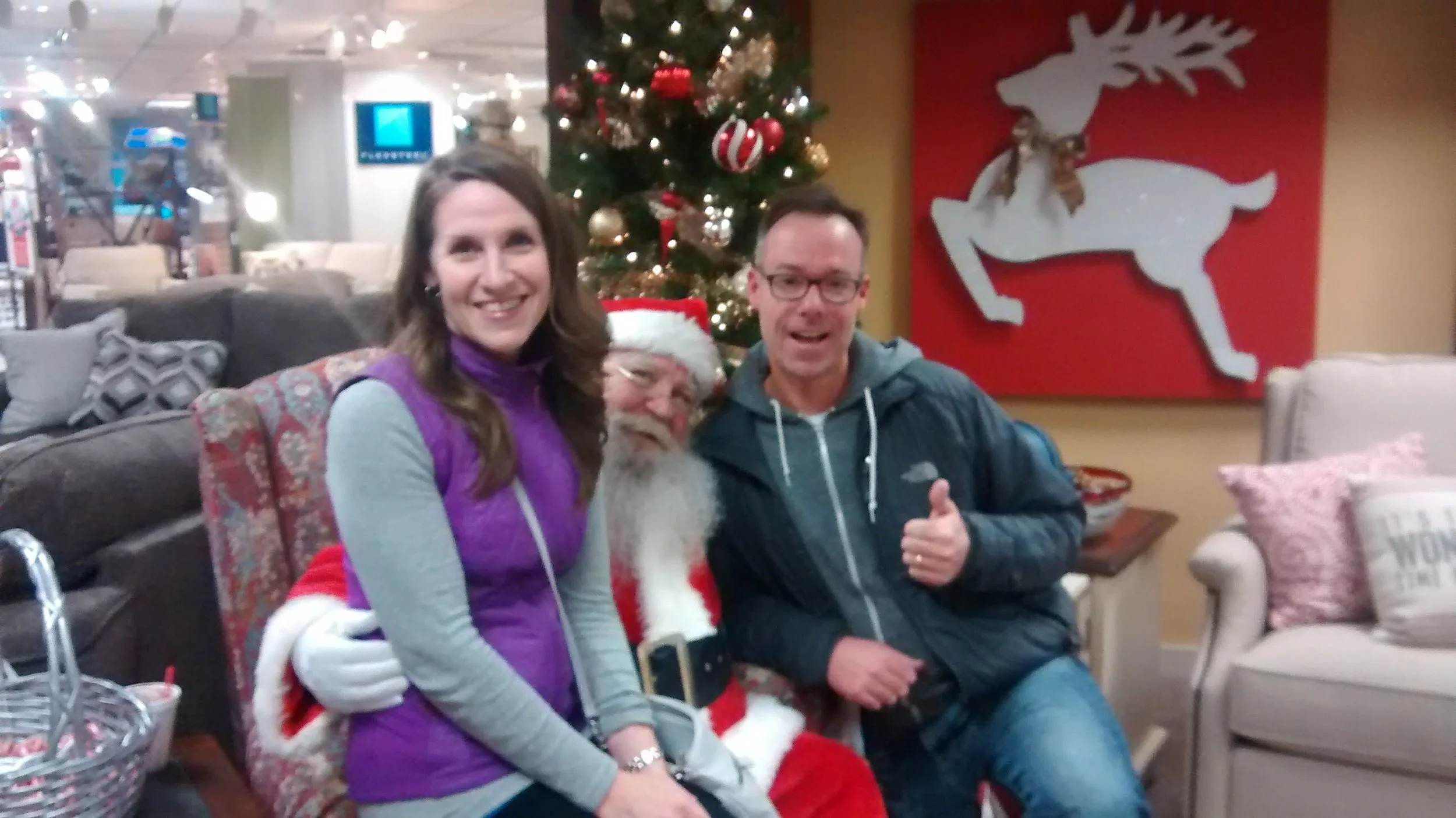 Ken and Erin have been married since 1999. She's the one in the purple vest.