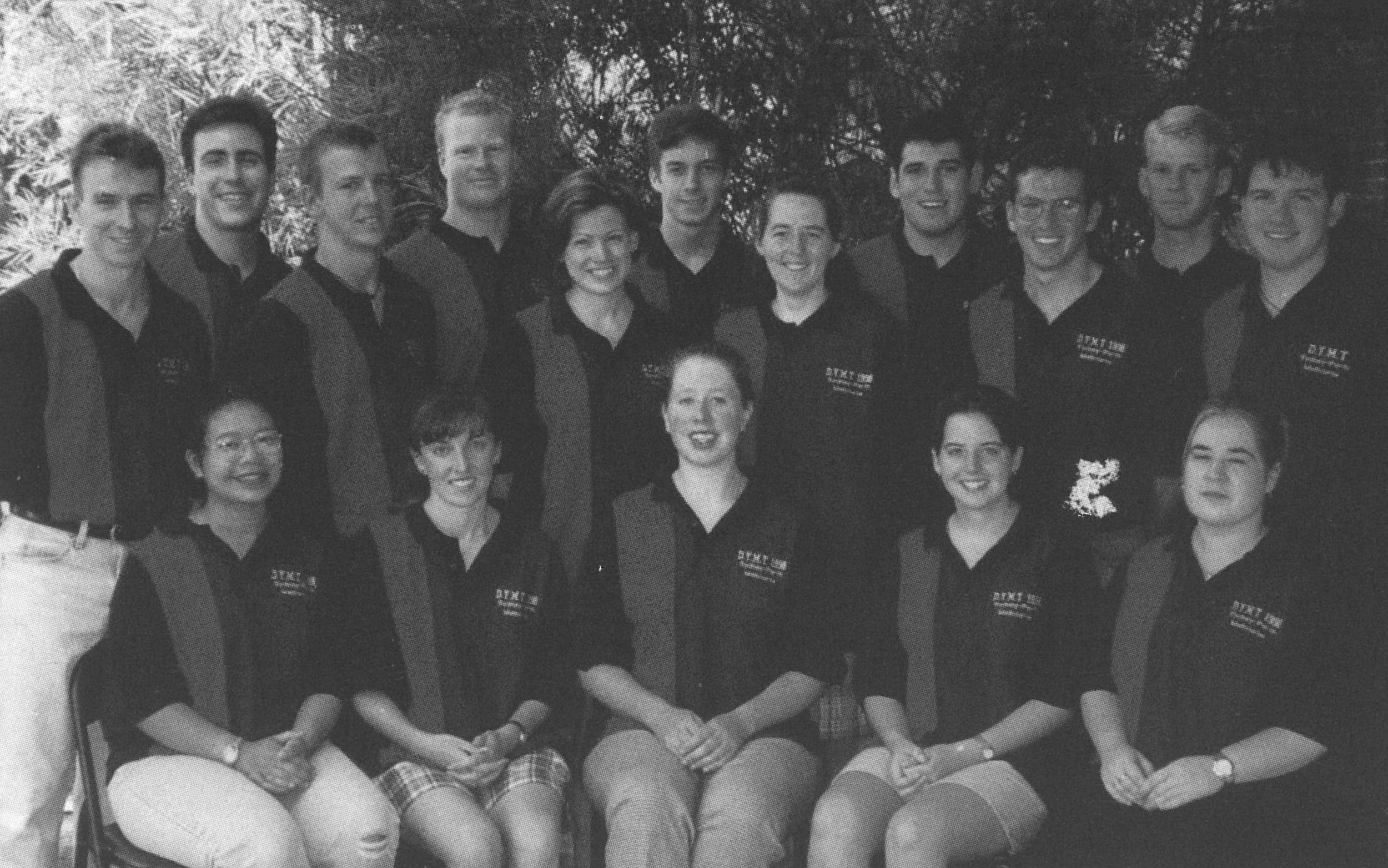 Back Row: Steve Toohey (National Director), Damien Sawyer, Phil Seselja, Nicholas Meffet, Cushla Morris nee Sheehan, Simon Carrick, Julie Osman nee Beard, Eddie Trainor, Mark Mordini (Melbourne Team Leader), Tim Fitzwilliam, Martin Pannell (Sydney Team Manager) Front Row: Geanina Adina nee Gonzales, Jacqui Chalkley nee Mears, Justine Howard, Bernadette Meffert nee Rayner, Leanne Mordini nee Keane