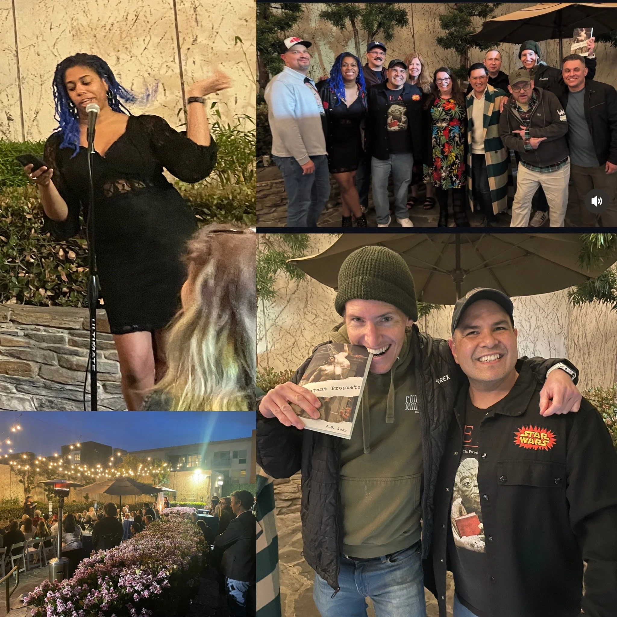 "American Kaiju Blues" Sci Fi Poetry Reading @ the Moon Tide Press Release Party for J.D. Isip's "Reluctant Prophets"