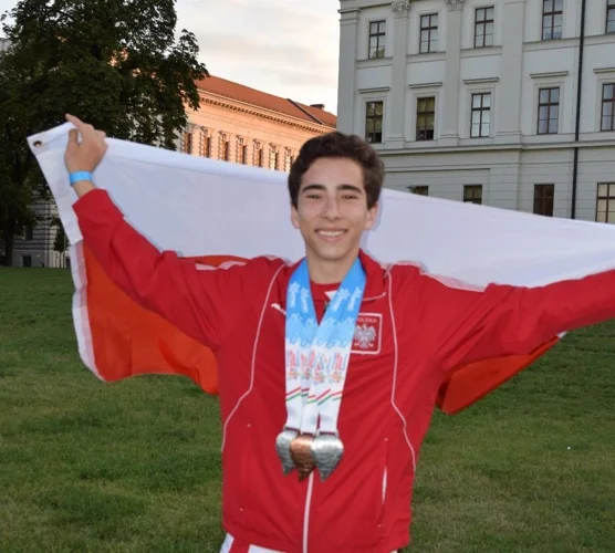 Harry Kaplan in First-Ever Three Medal Effort for Polish Athlete in Single Maccabi Games