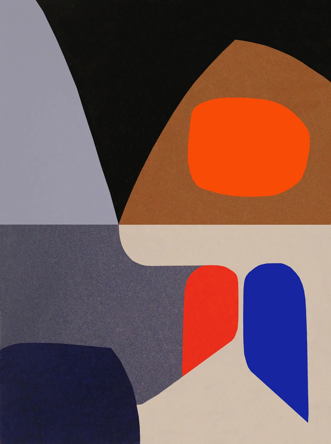 Mr Blue Heads home by Limited Edition Print