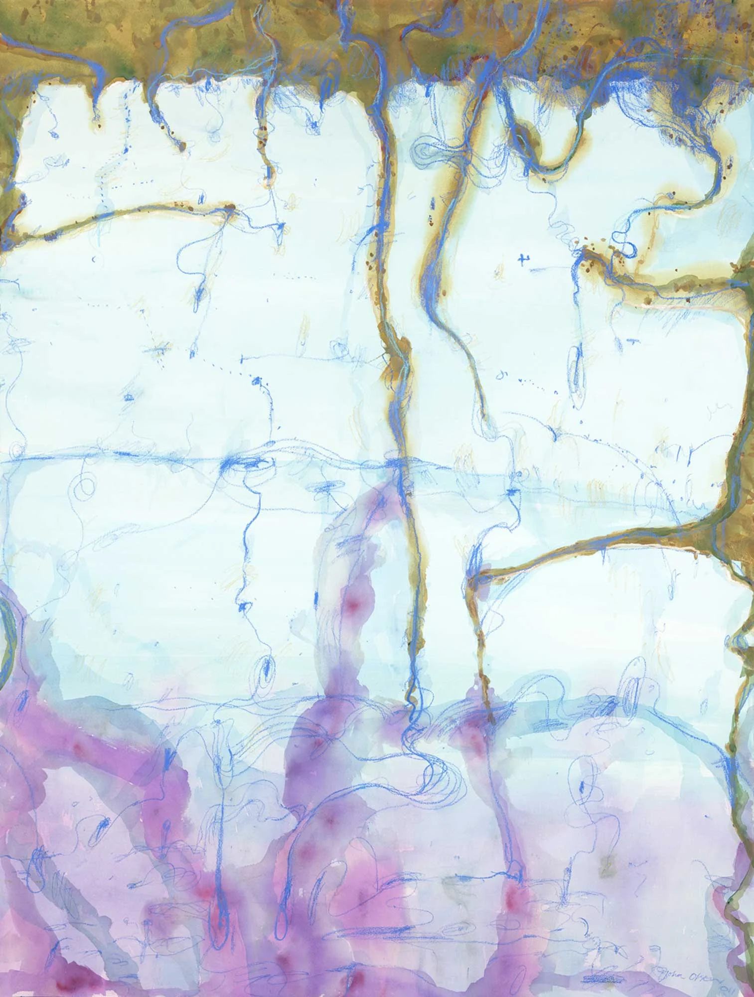 Lake Eyre John Olsen Limited Contemporary Edition Print