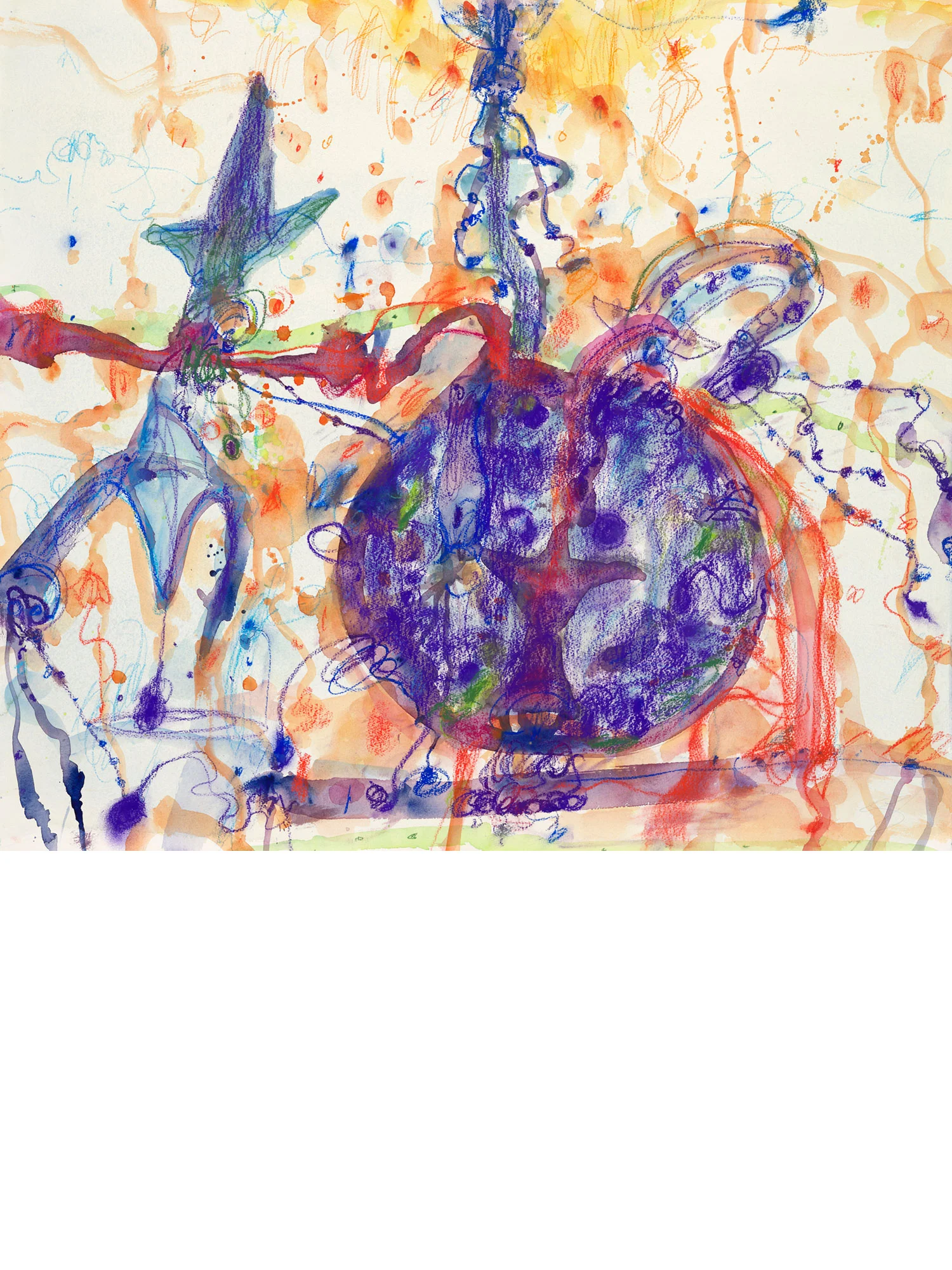 Squid with its own ink John Olsen Limited Edition Print