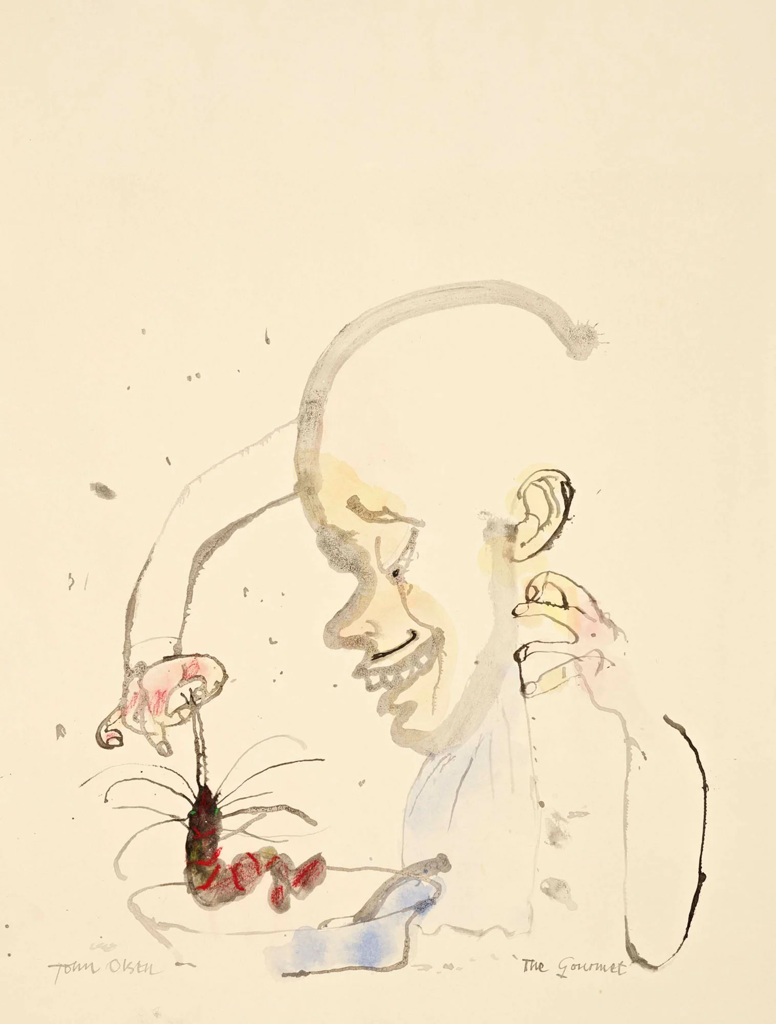 The Gourmet by John Olsen
