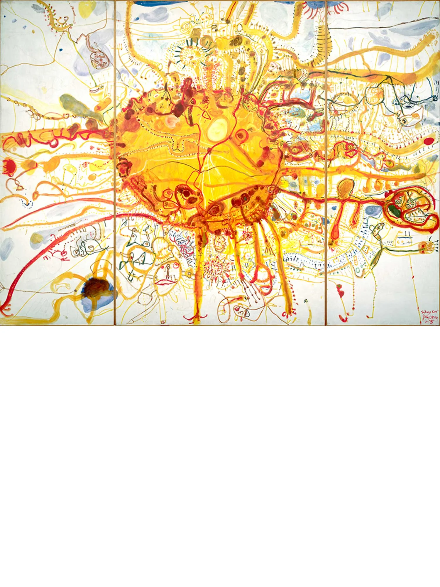 Sydney Sun 1965 John Olsen Limited Edition Print