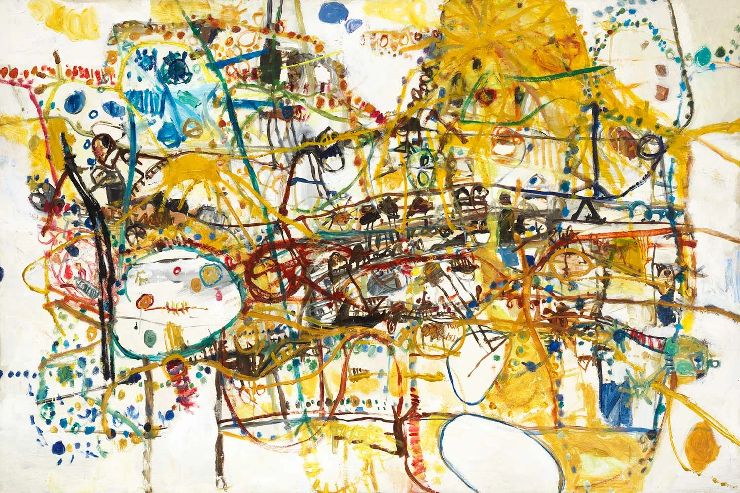 People who live on Victoria Street John Olsen Limited Edition Print