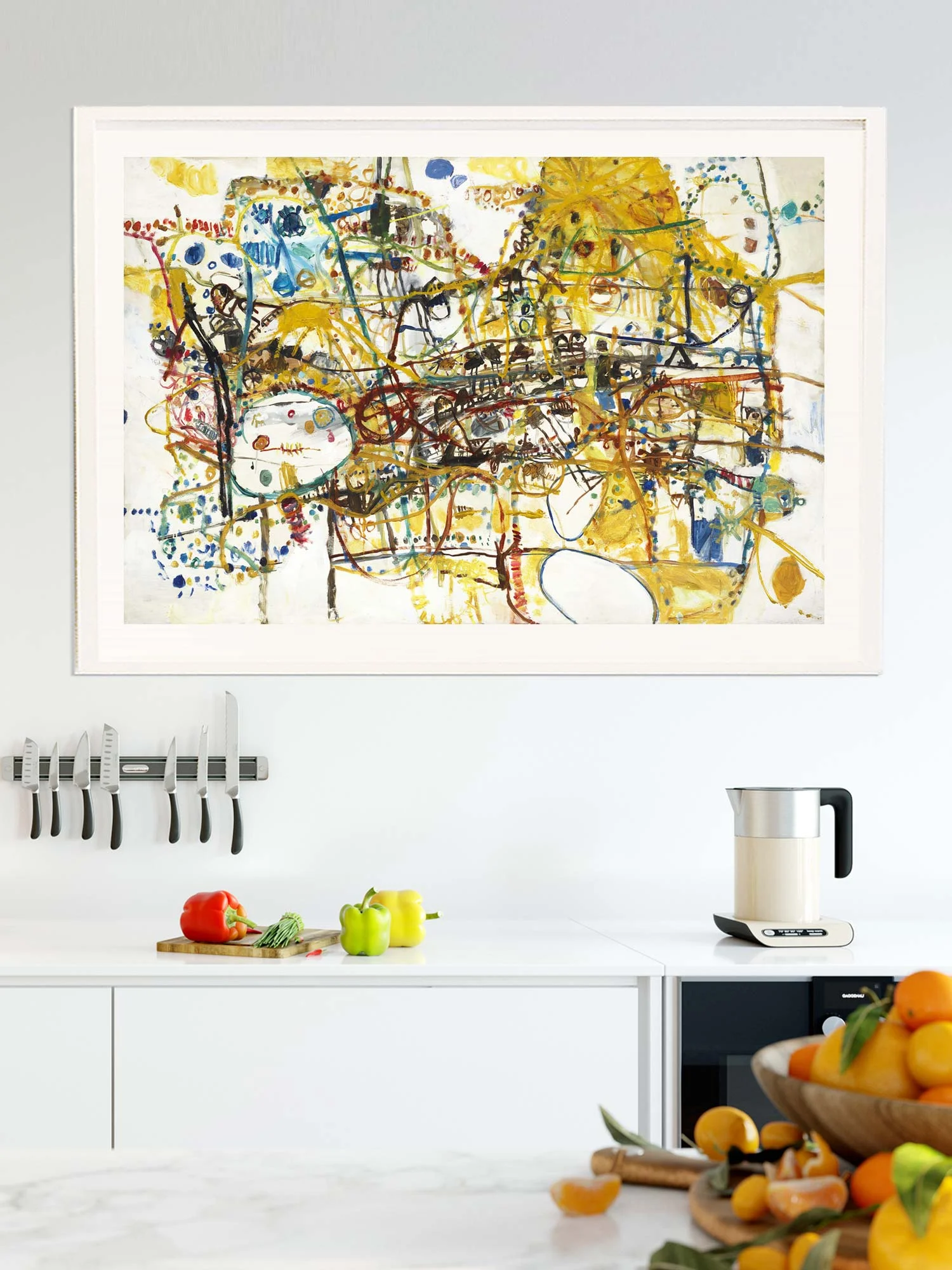 People who live on Victoria Street John Olsen Limited Edition Print
