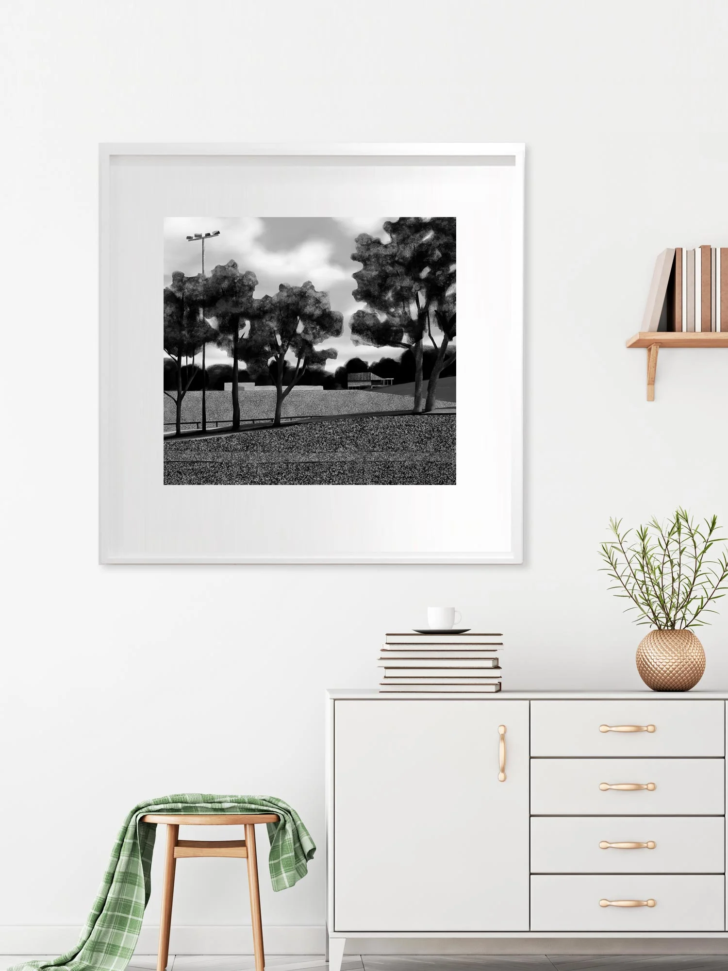 Alan Jones Limited Edition Print Greenway Park 1