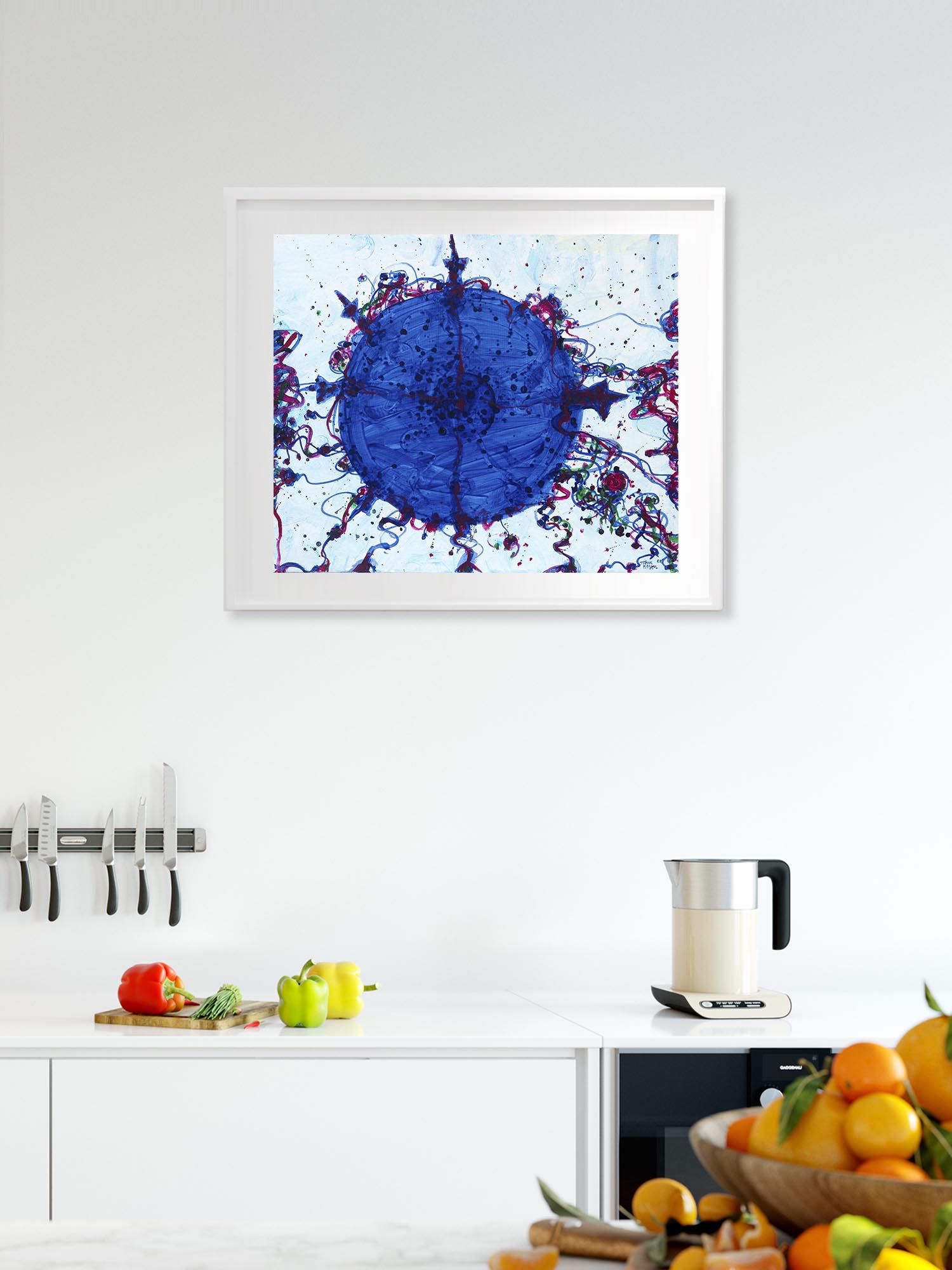 Barcelona Squid Ink John Olsen Limited Edition Print