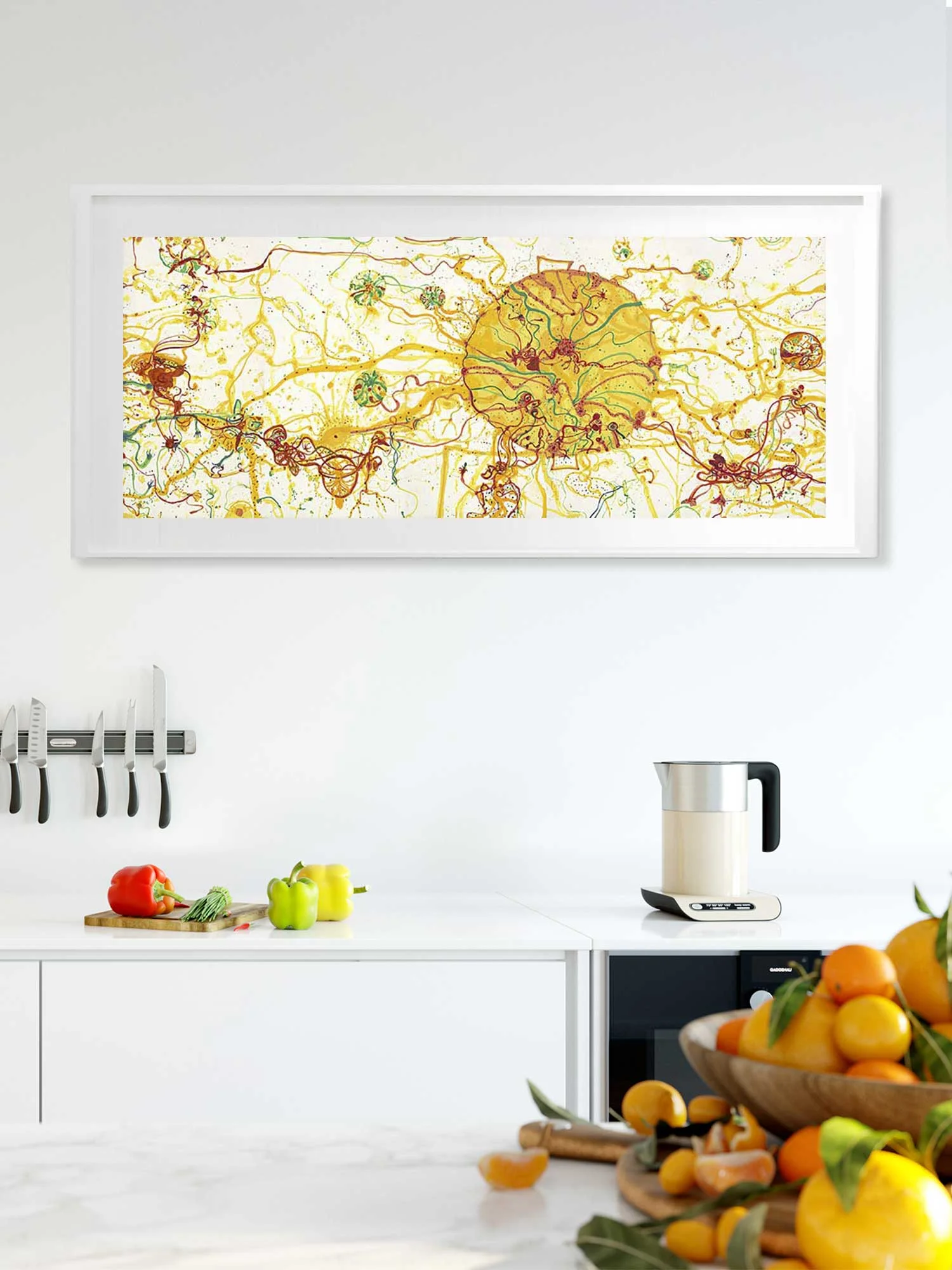 John Olsen Limited edition print seafood paella