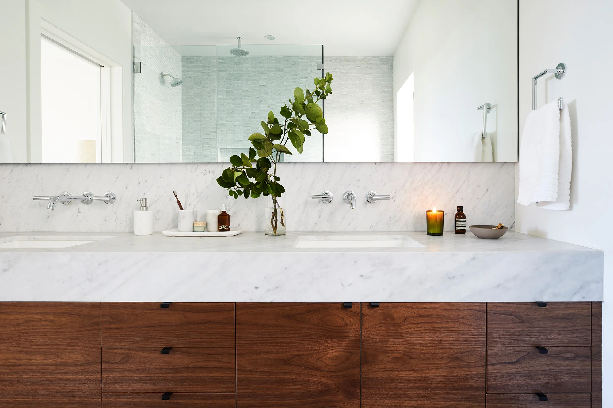 Bathroom High End Remodel - NOA Design + Construction - Spruce